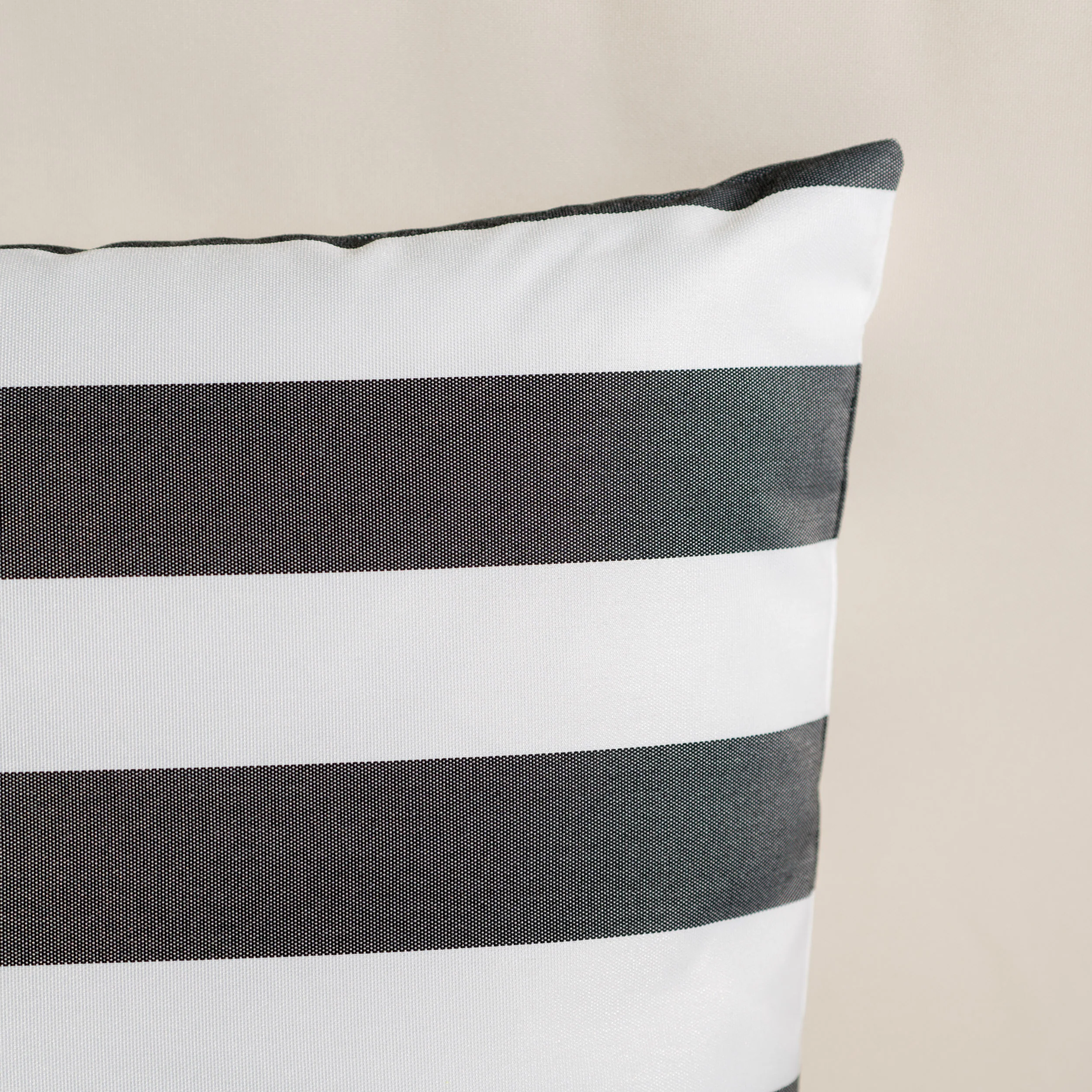 La Jolla Outdoor Striped Water Resistant Square Throw Pillows - Set of 4 - furnishings