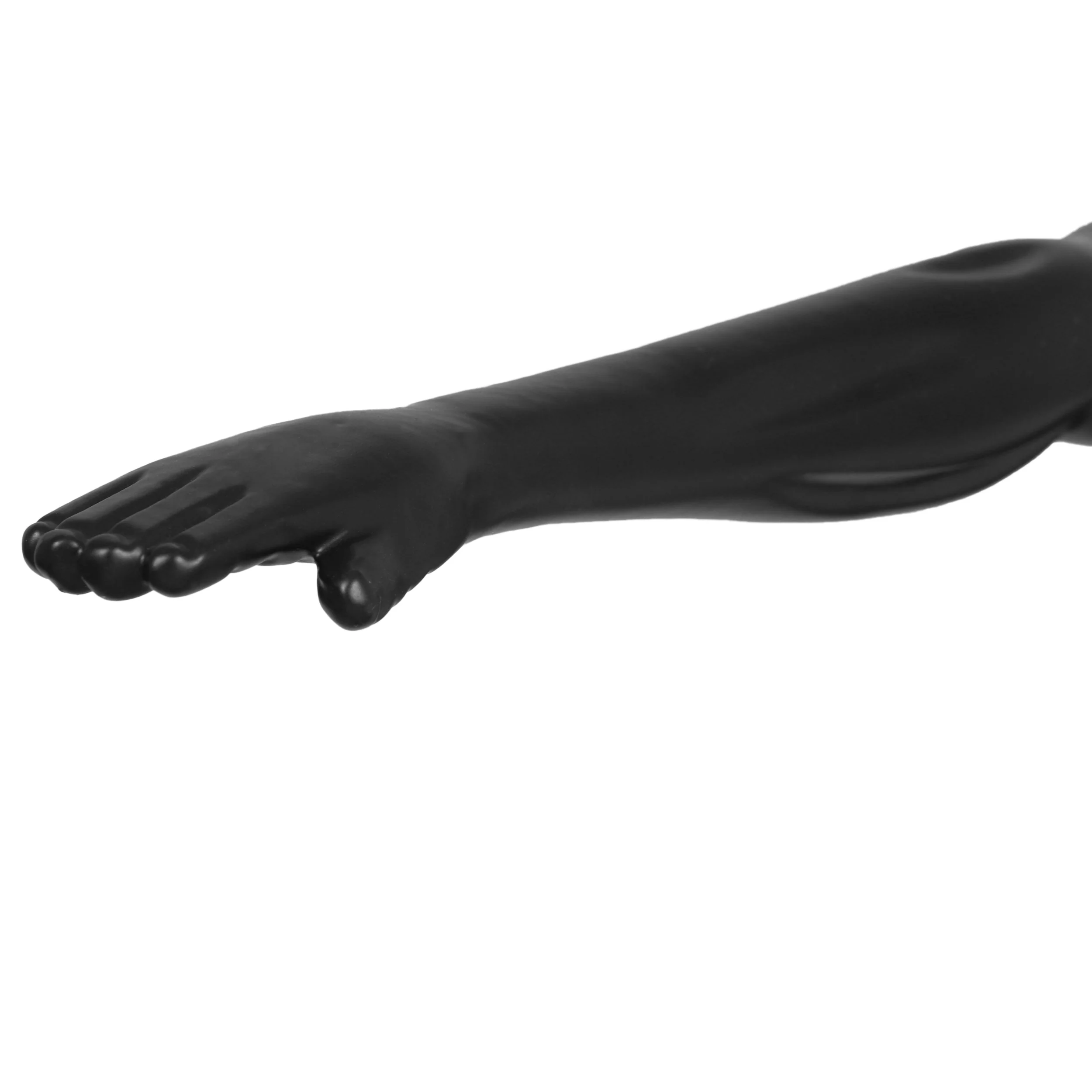 Rawson Handcrafted Aluminum Athlete Sculpture, Black - furnishings