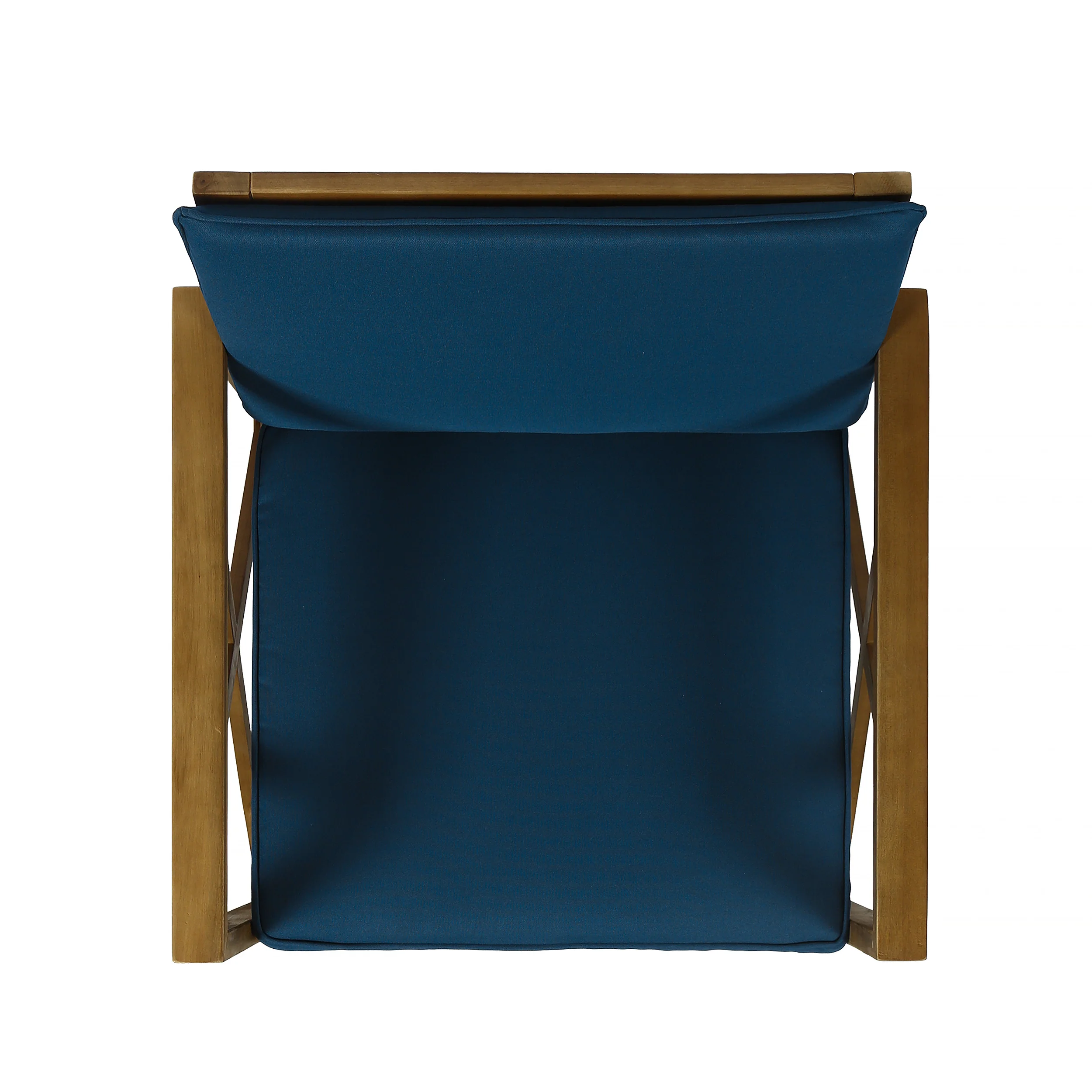 Penny Outdoor Acacia Wood 4 Piece Chat Set with Cushions - furnishings