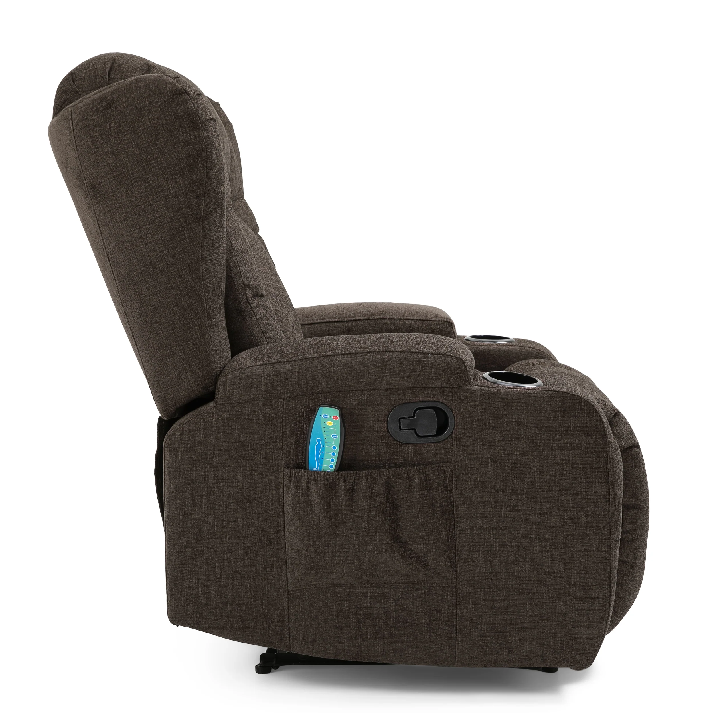 Ellerslie Contemporary Pillow Tufted Massage Recliner - furnishings