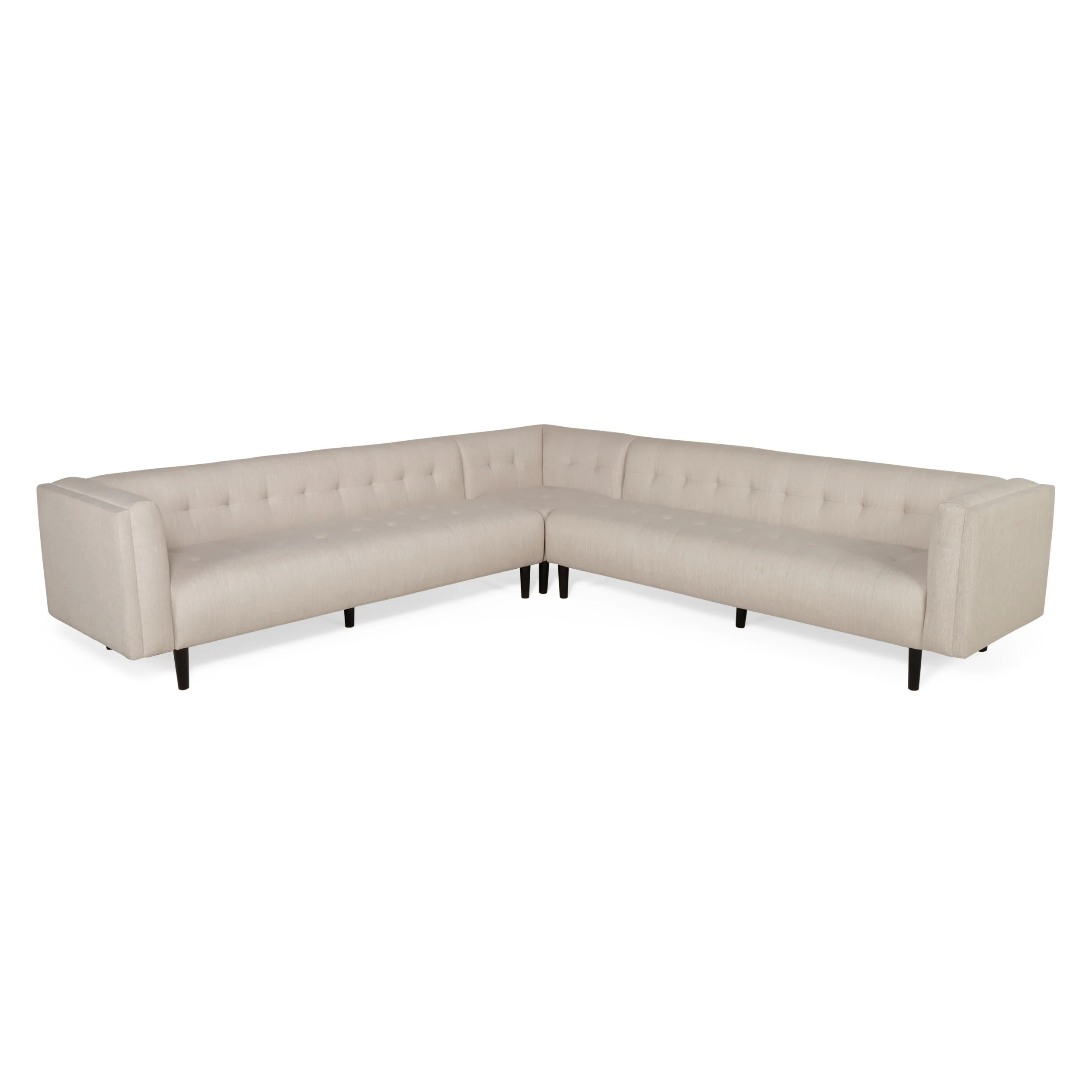 Konnor Contemporary Upholstered 3 Piece Sectional Sofa Set - furnishings