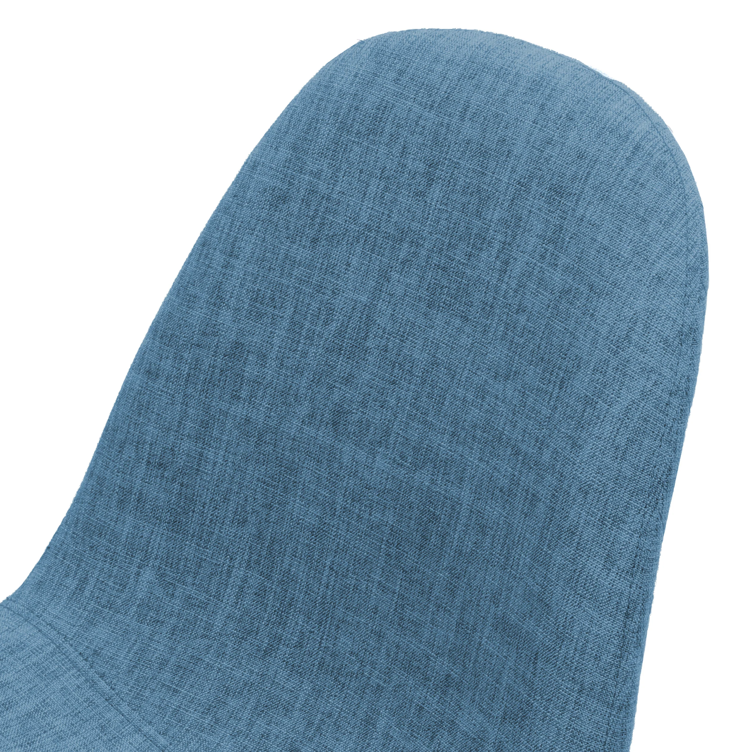 Sherdan Mid Century Fabric Dining Chairs with Wood Finished Legs - Set of 2 - furnishings