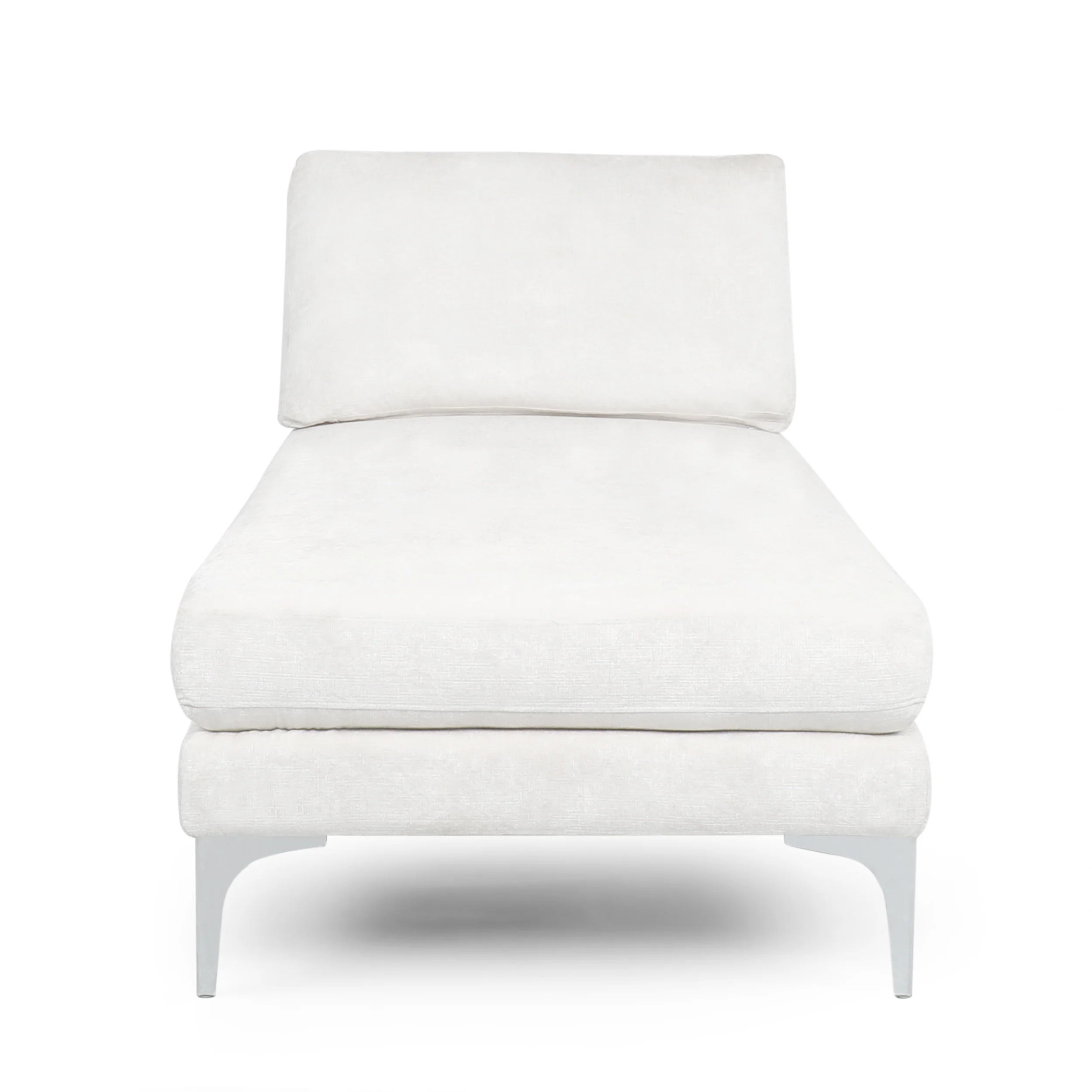 Makenleigh Contemporary Fabric Chaise Lounge - furnishings