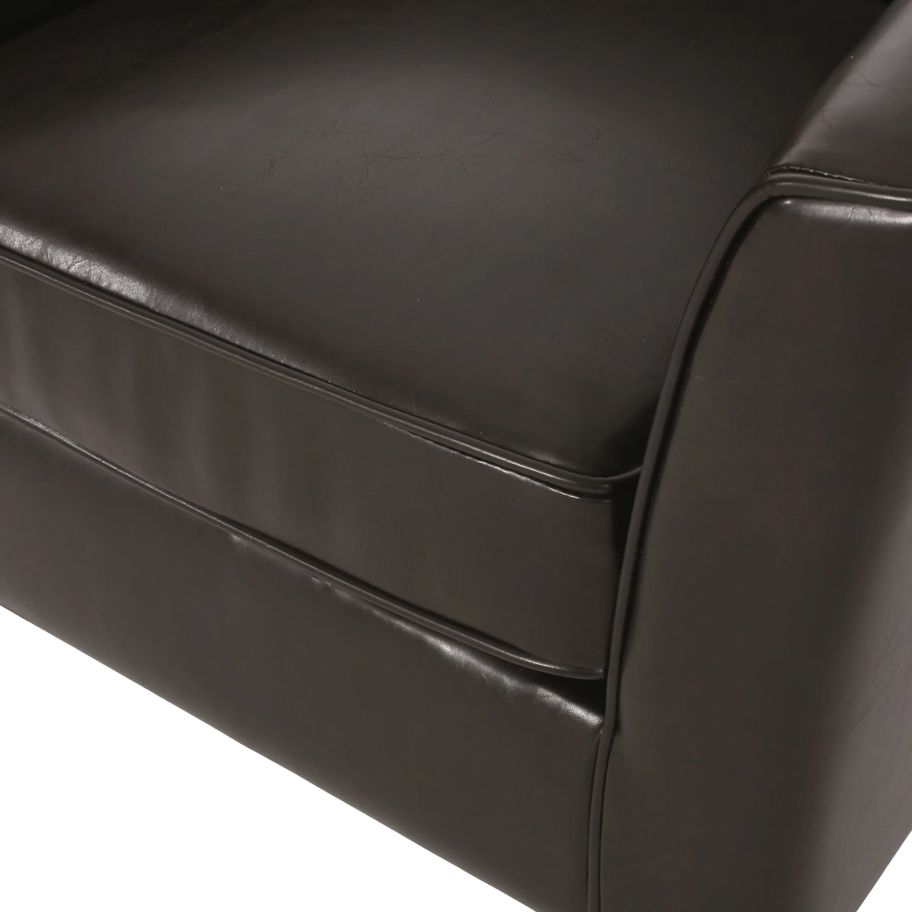 Gelston Brown Leather Club Chair - furnishings