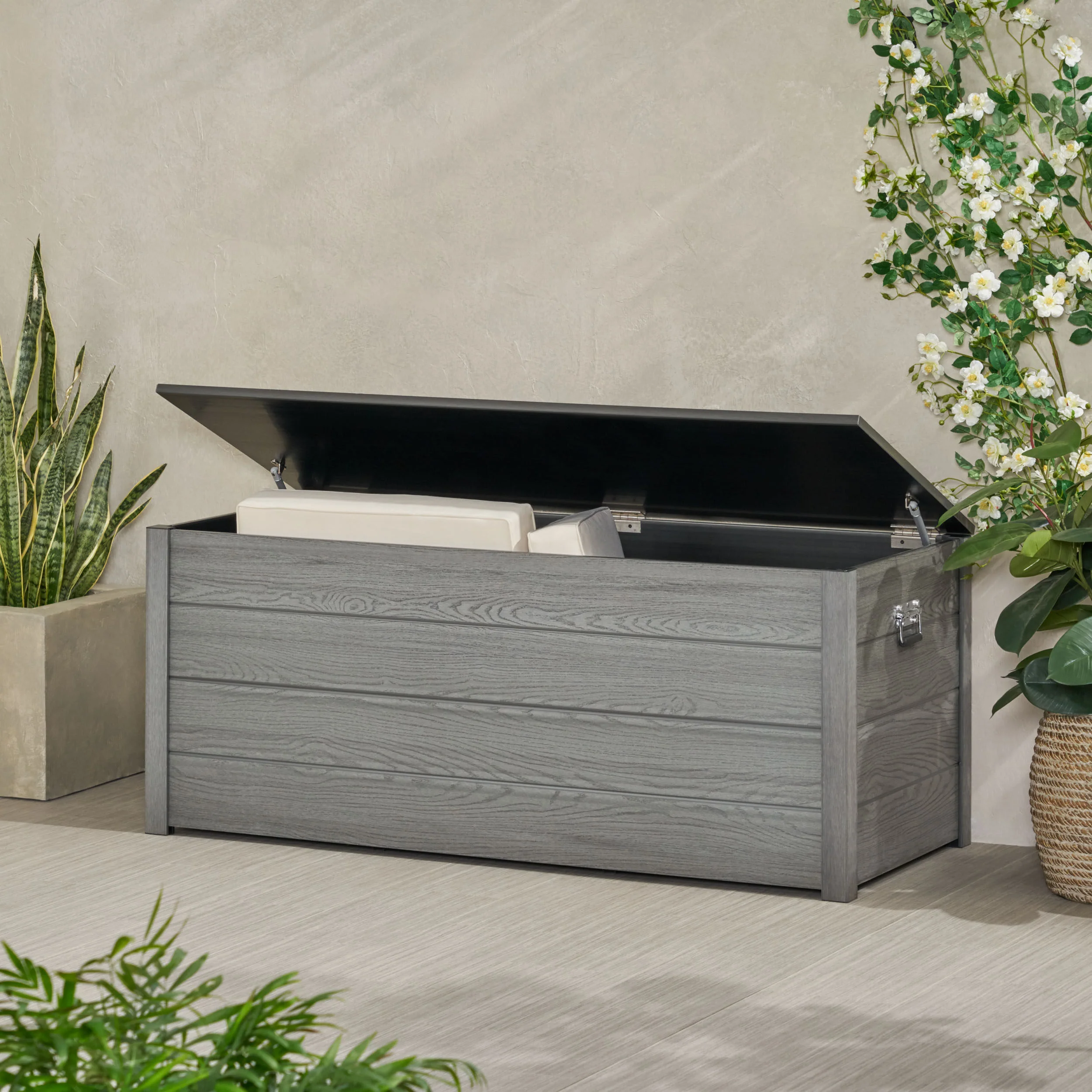 Purtell Outdoor 150 Gallon Storage Deck Box - furnishings