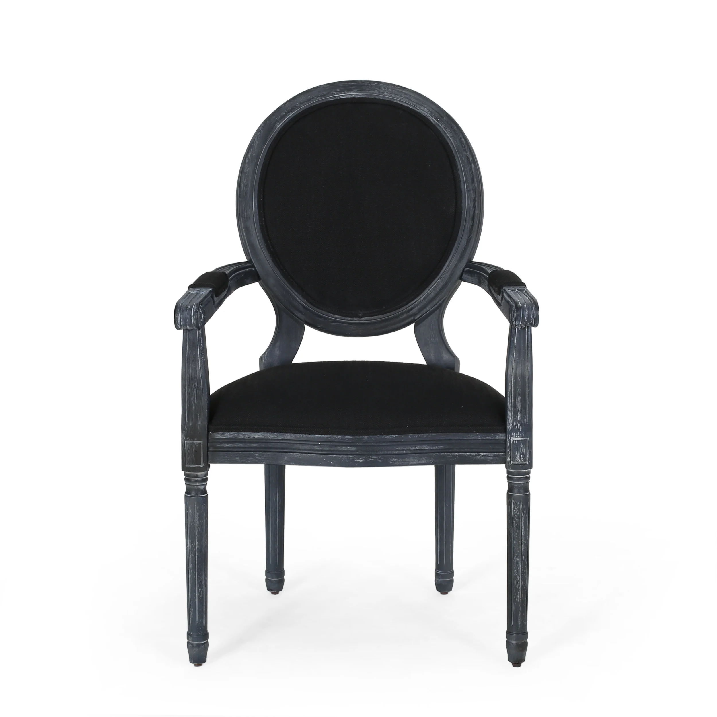 Aisenbrey French Country Wood Upholstered Dining Chair - furnishings