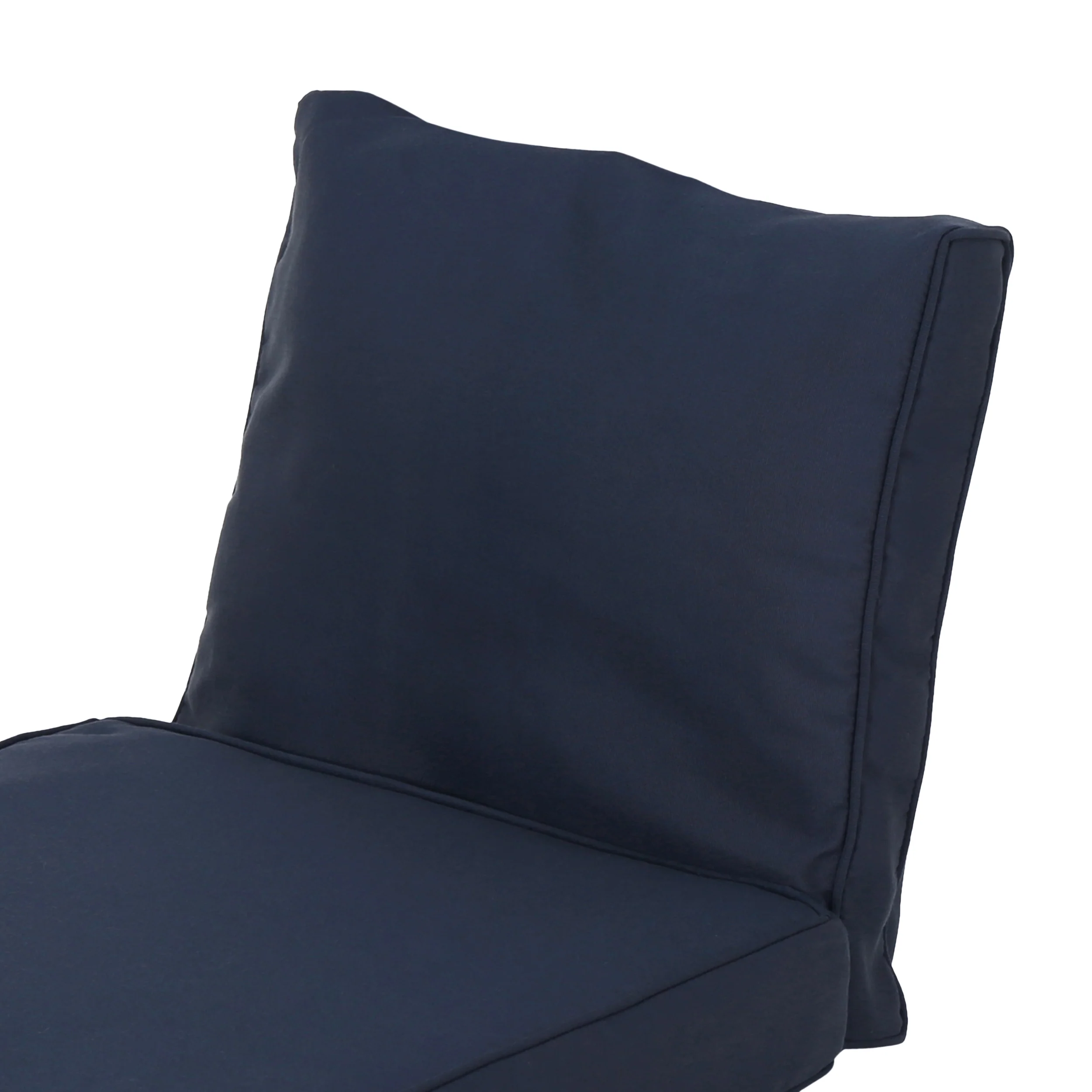 Atiyah Outdoor Water Resistant Fabric Loveseat Cushions with Piping - furnishings