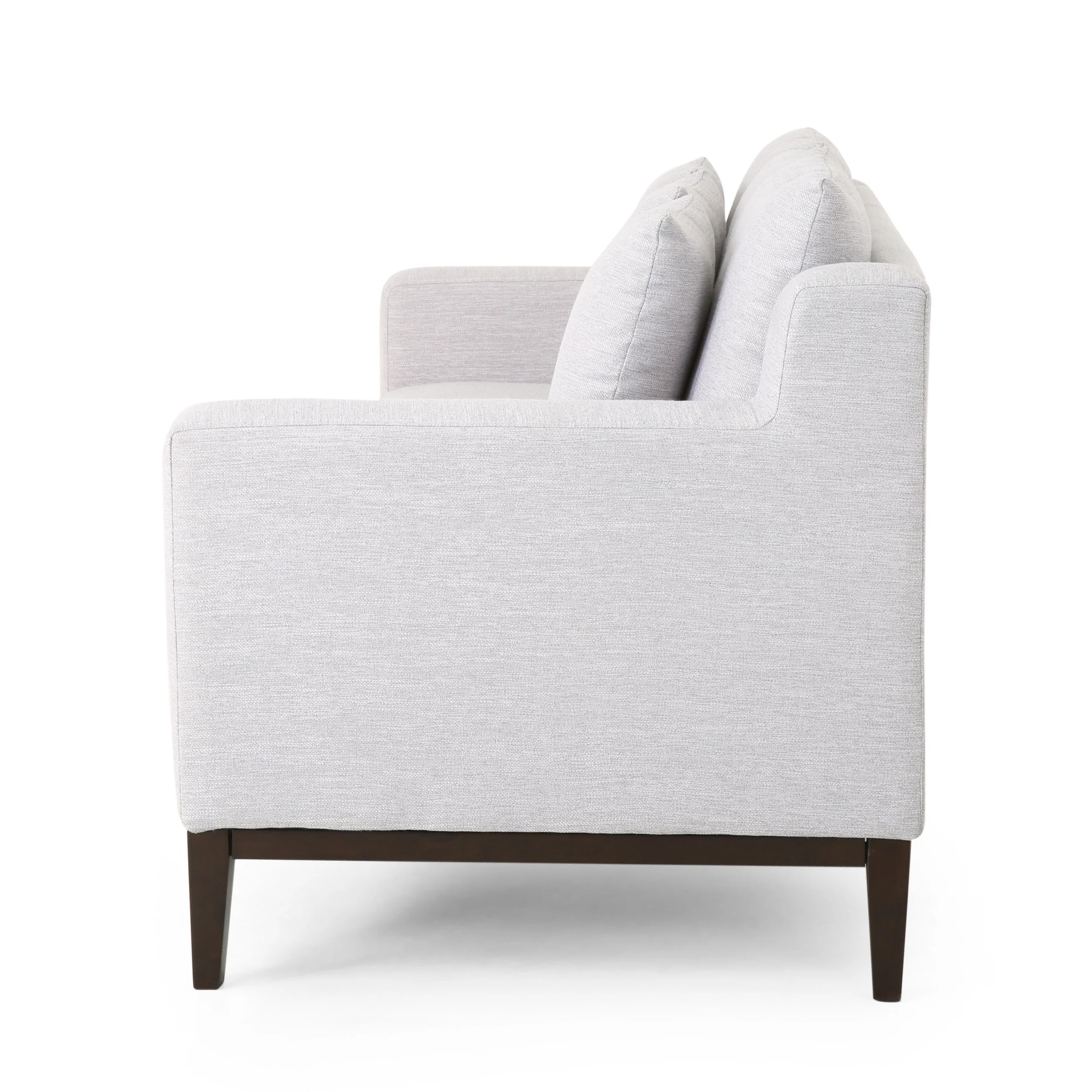 Noxon Contemporary Fabric 3 Seater Sofa with Accent Pillows - furnishings