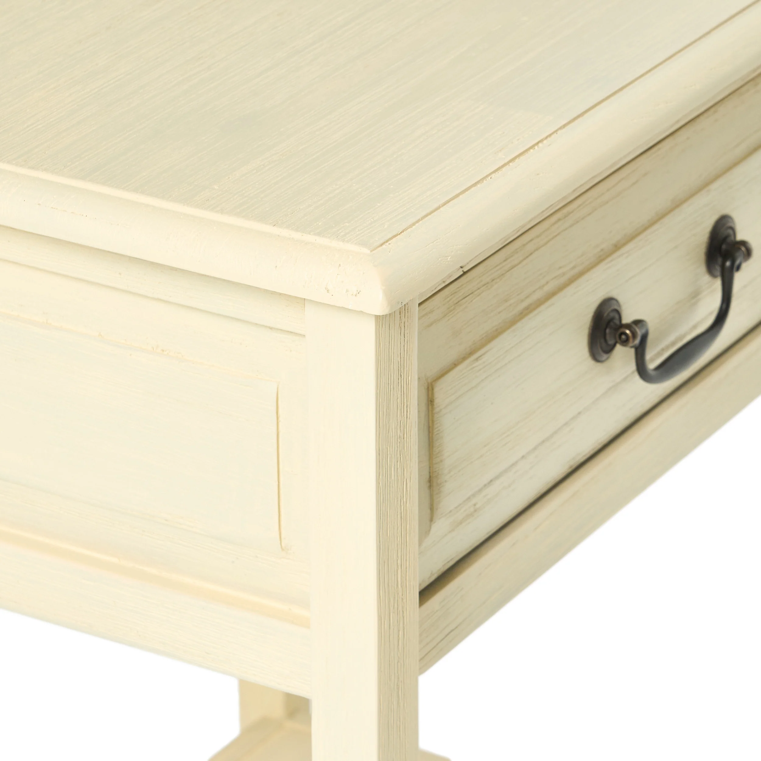 Noah Weathered Wood Top Drawer Accent Table - furnishings