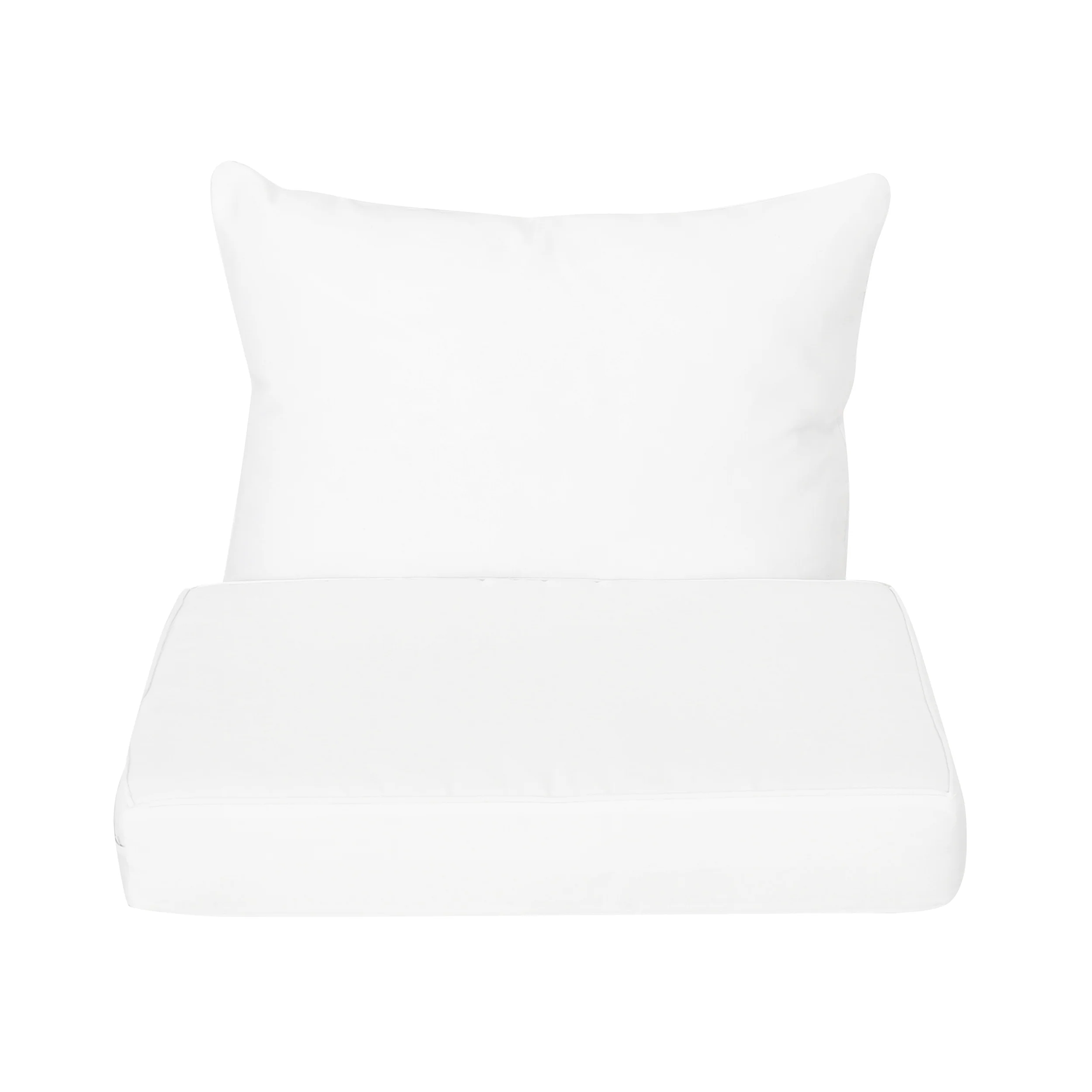 Luciella Outdoor Water Resistant Fabric Club Chair Cushions with Piping - furnishings