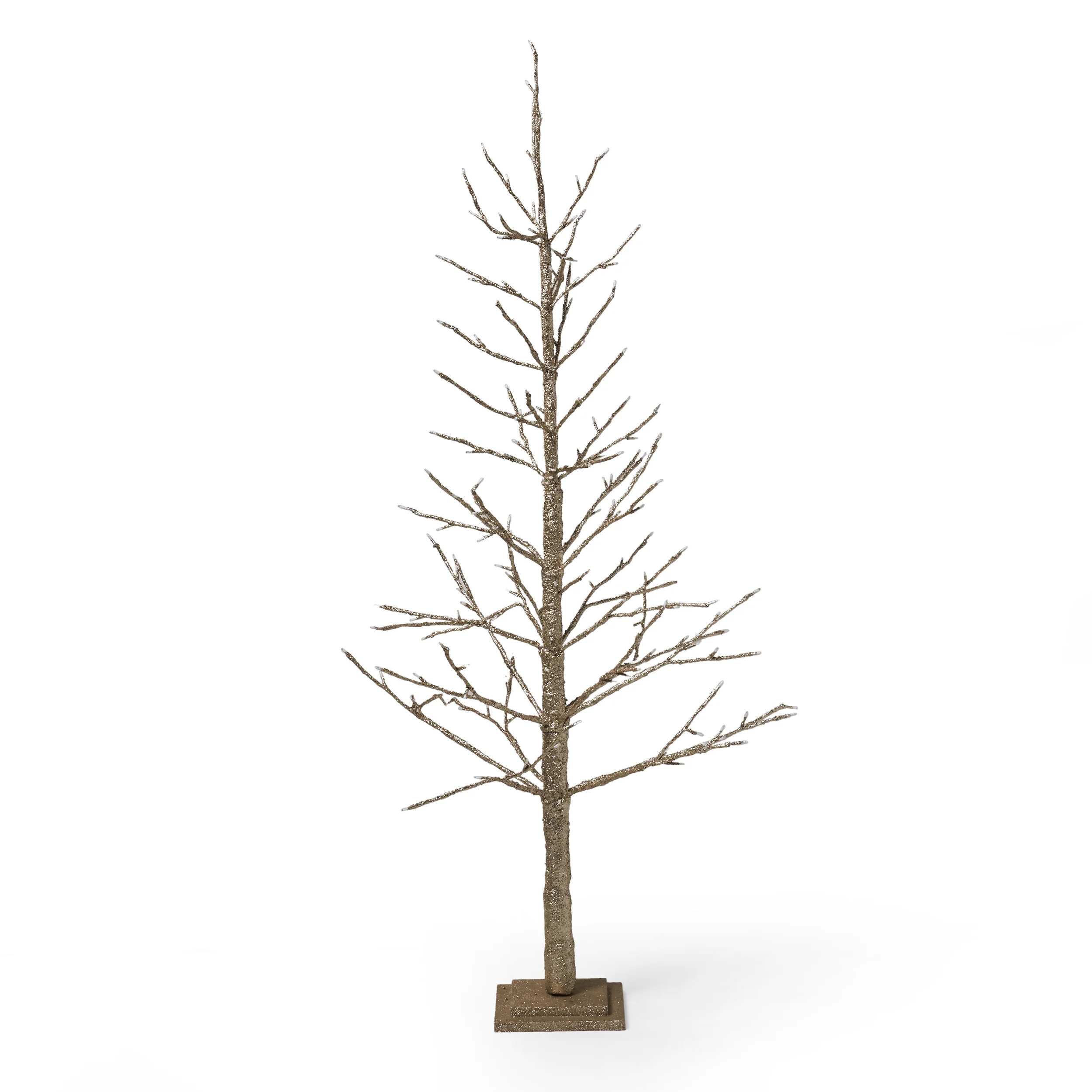Azelia 5-foot Pre-Lit 186 Warm White LED Artificial Christmas Twig Tree - furnishings