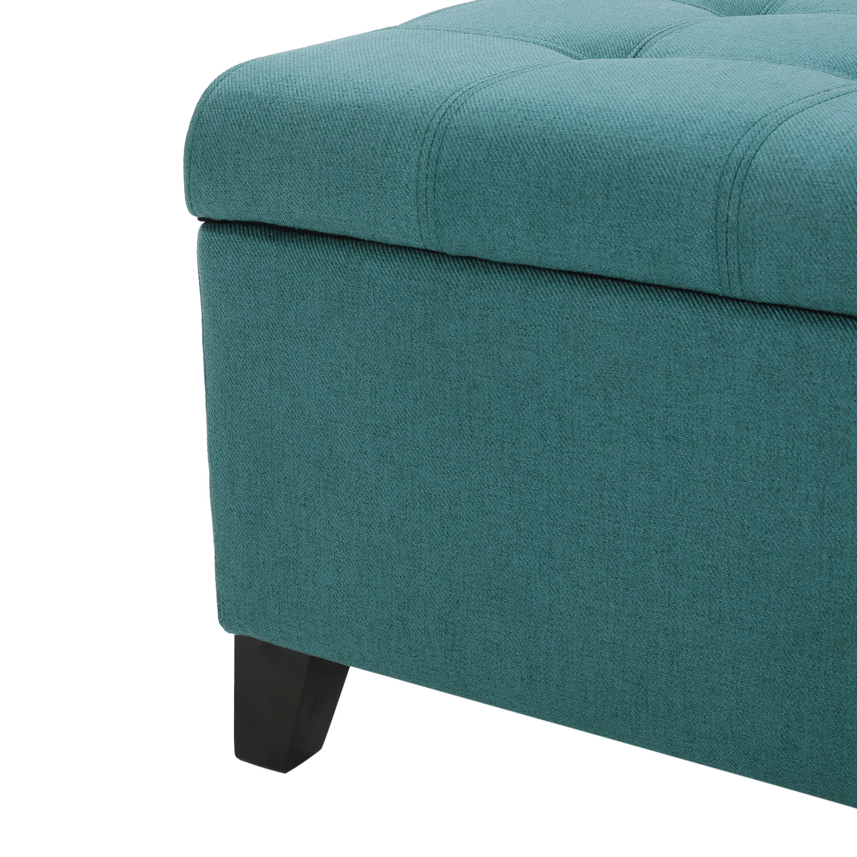 Sterling Fabric Tufted Storage Ottoman - furnishings