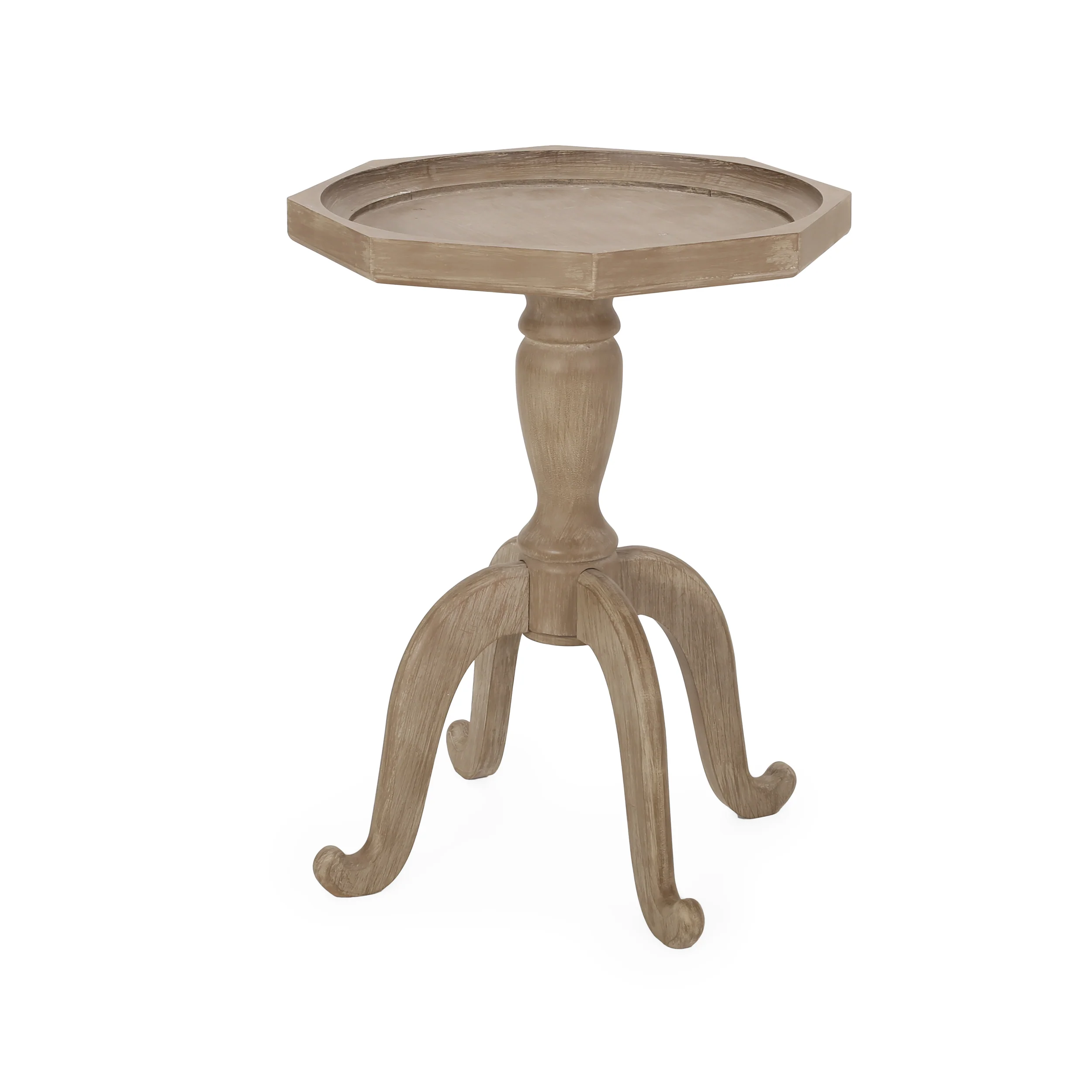 Jaryn French Country Accent Table with Octagonal Top - furnishings