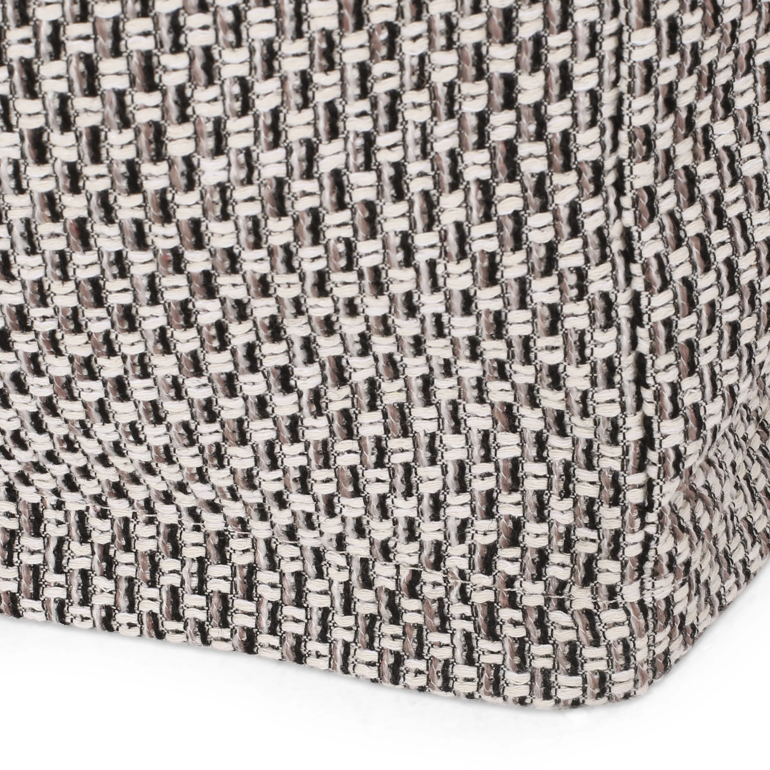 Larrick Contemporary Fabric Pouf - furnishings