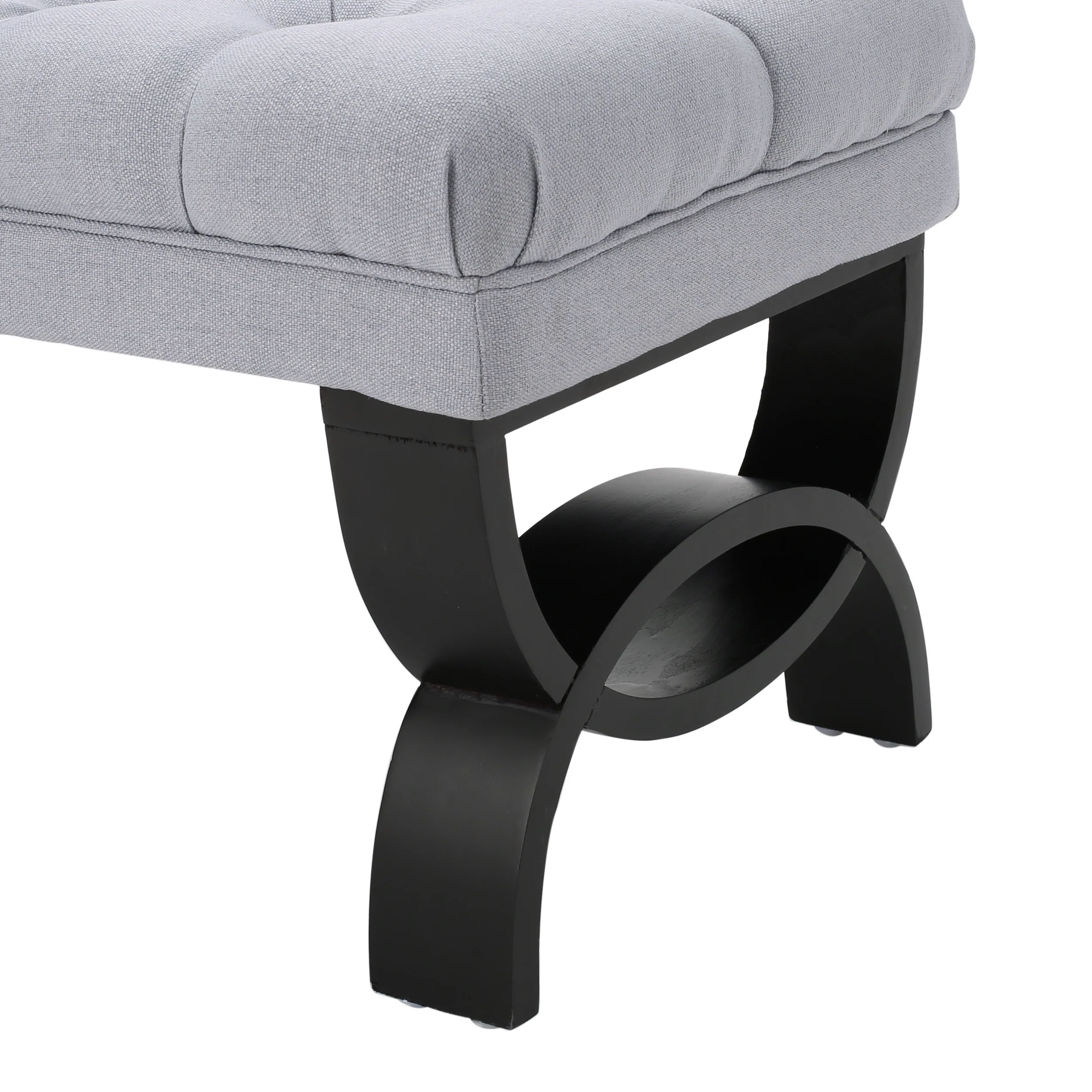 Reddington Tufted Fabric Ottoman Bench - furnishings