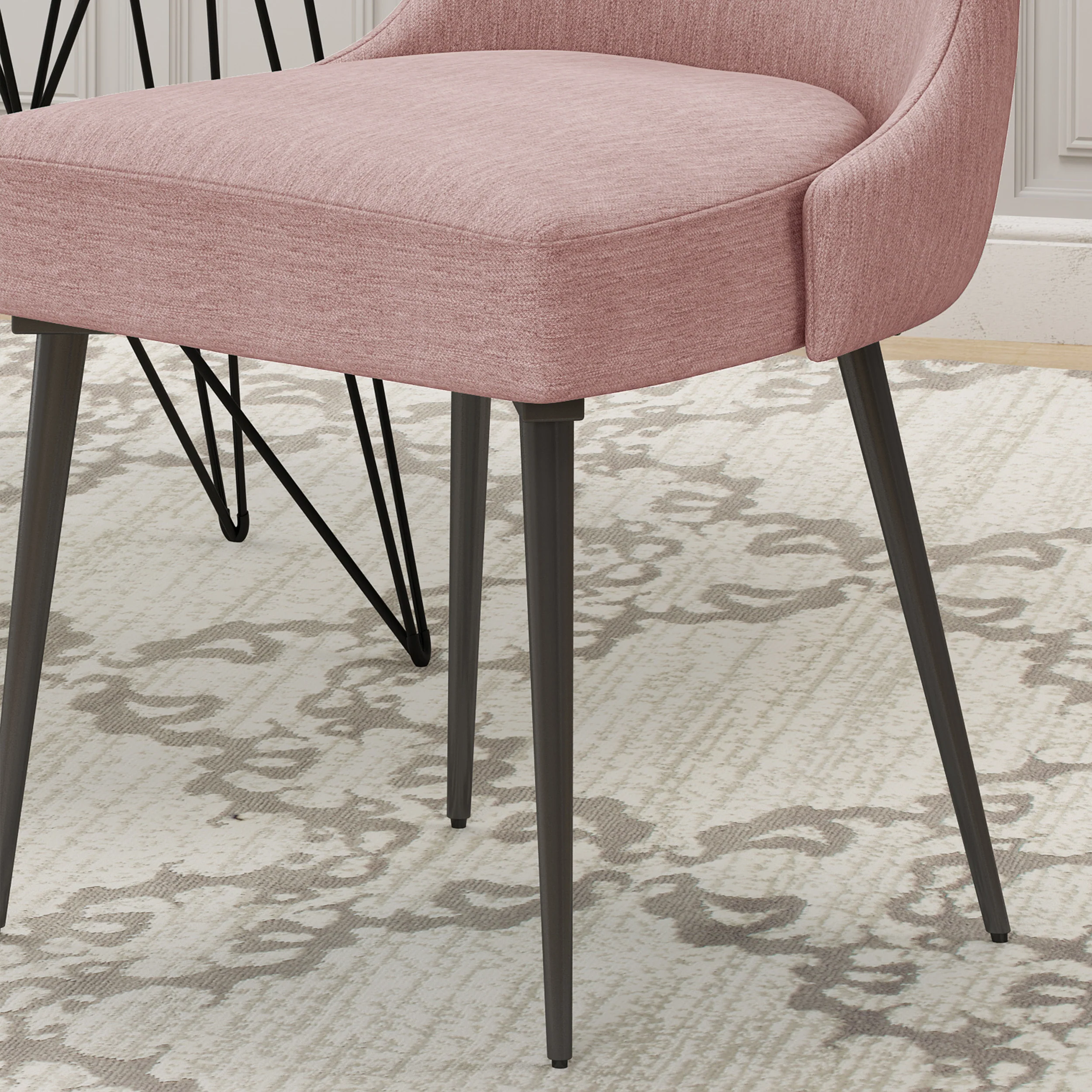 Ella Modern Fabric Dining Chairs (Set of 2) - furnishings