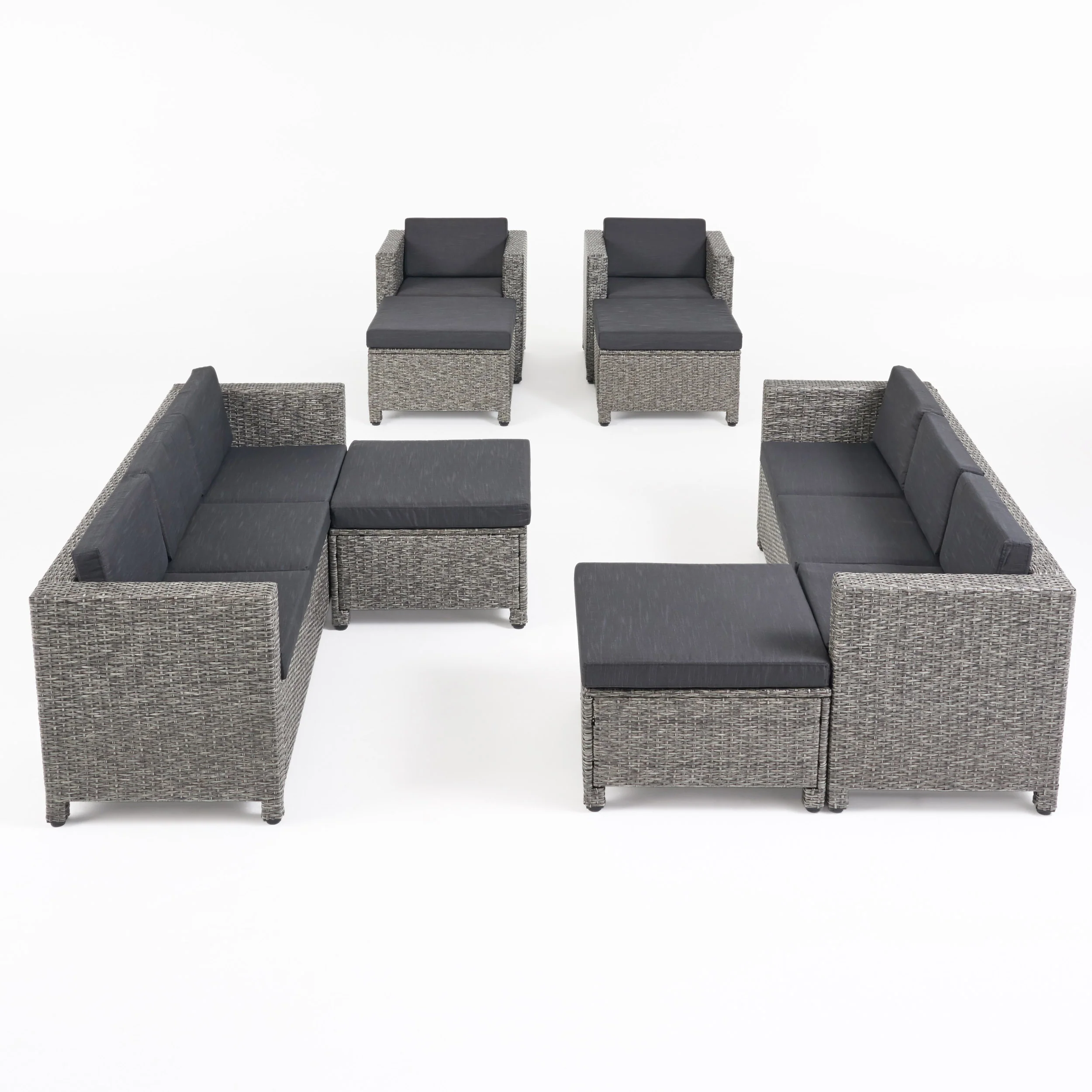 Venice 8-10-Seater Outdoor Sofa Set - furnishings