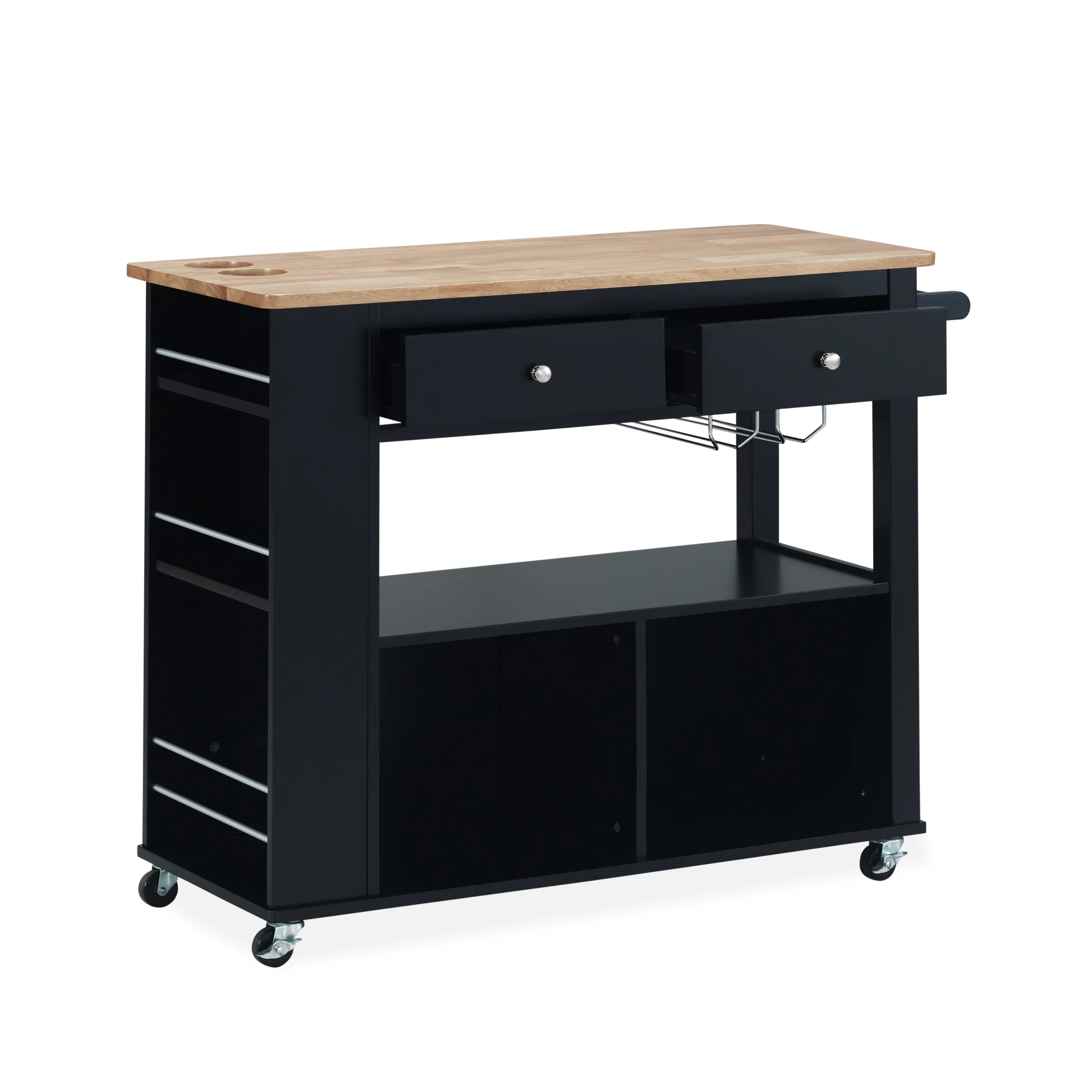 Julien Kitchen Cart with Wheels - furnishings