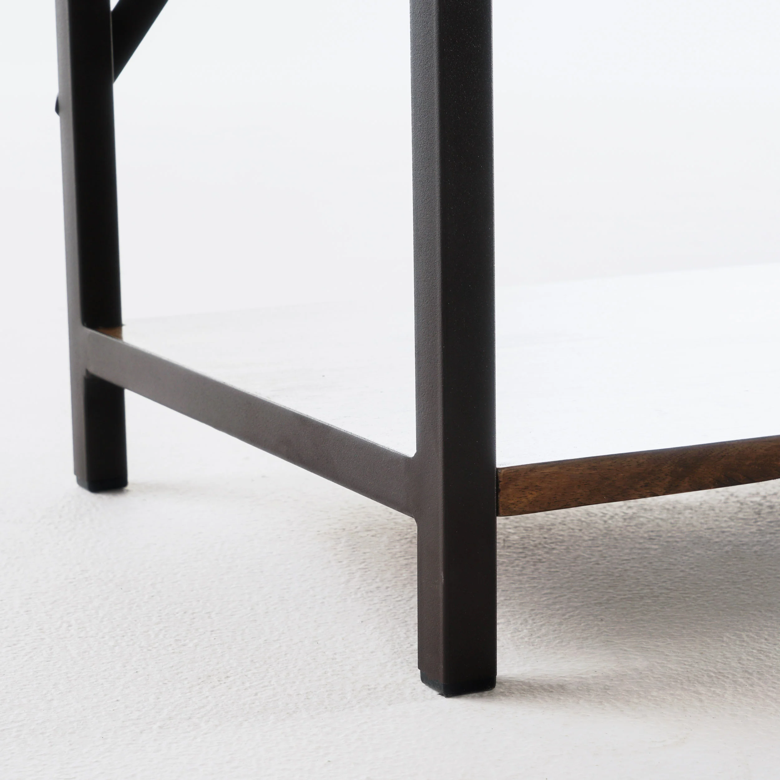 Relee 4 Shelf Wood & Metal Etagere Bookcase - furnishings
