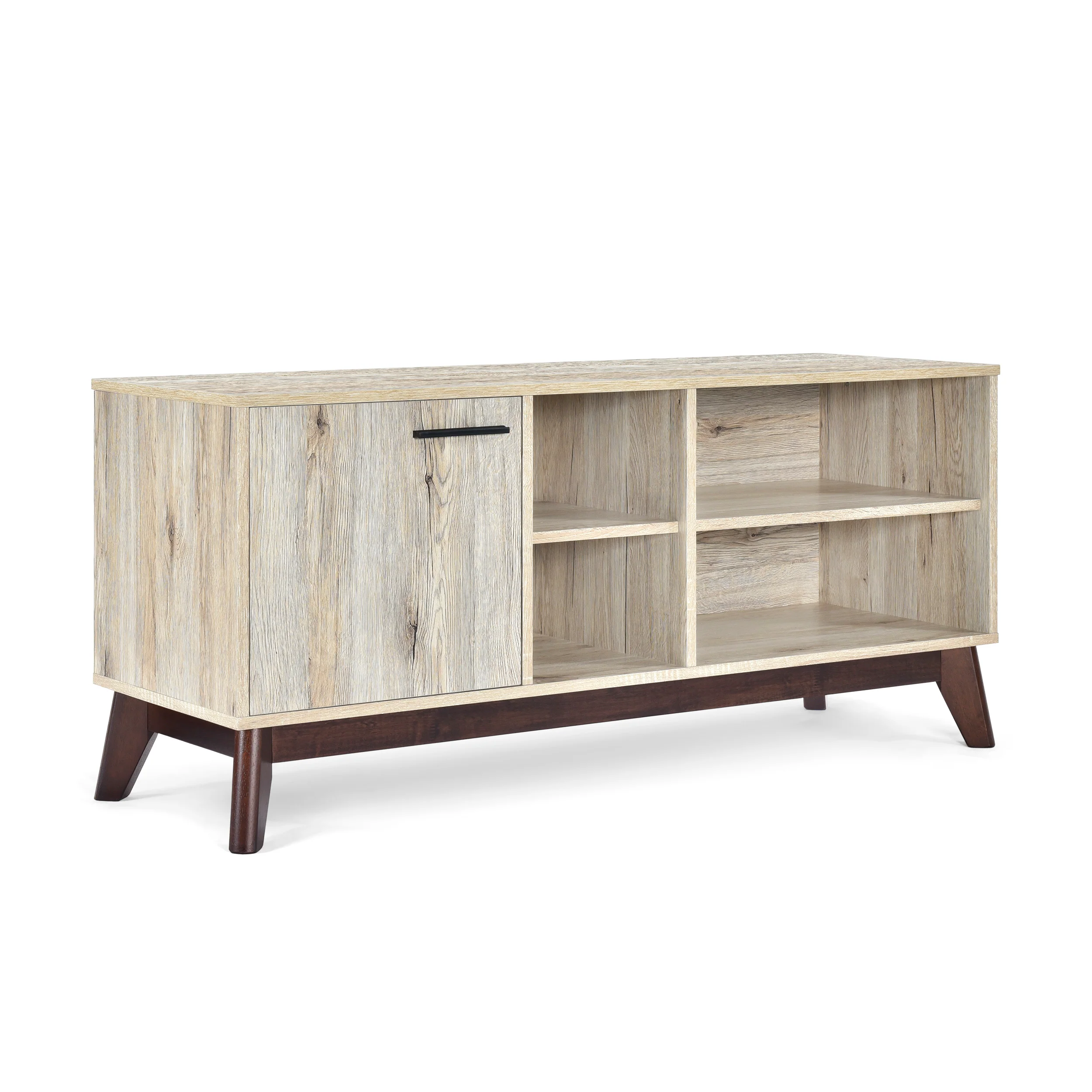Deschutes Mid-Century Modern TV Stand with Storage - furnishings