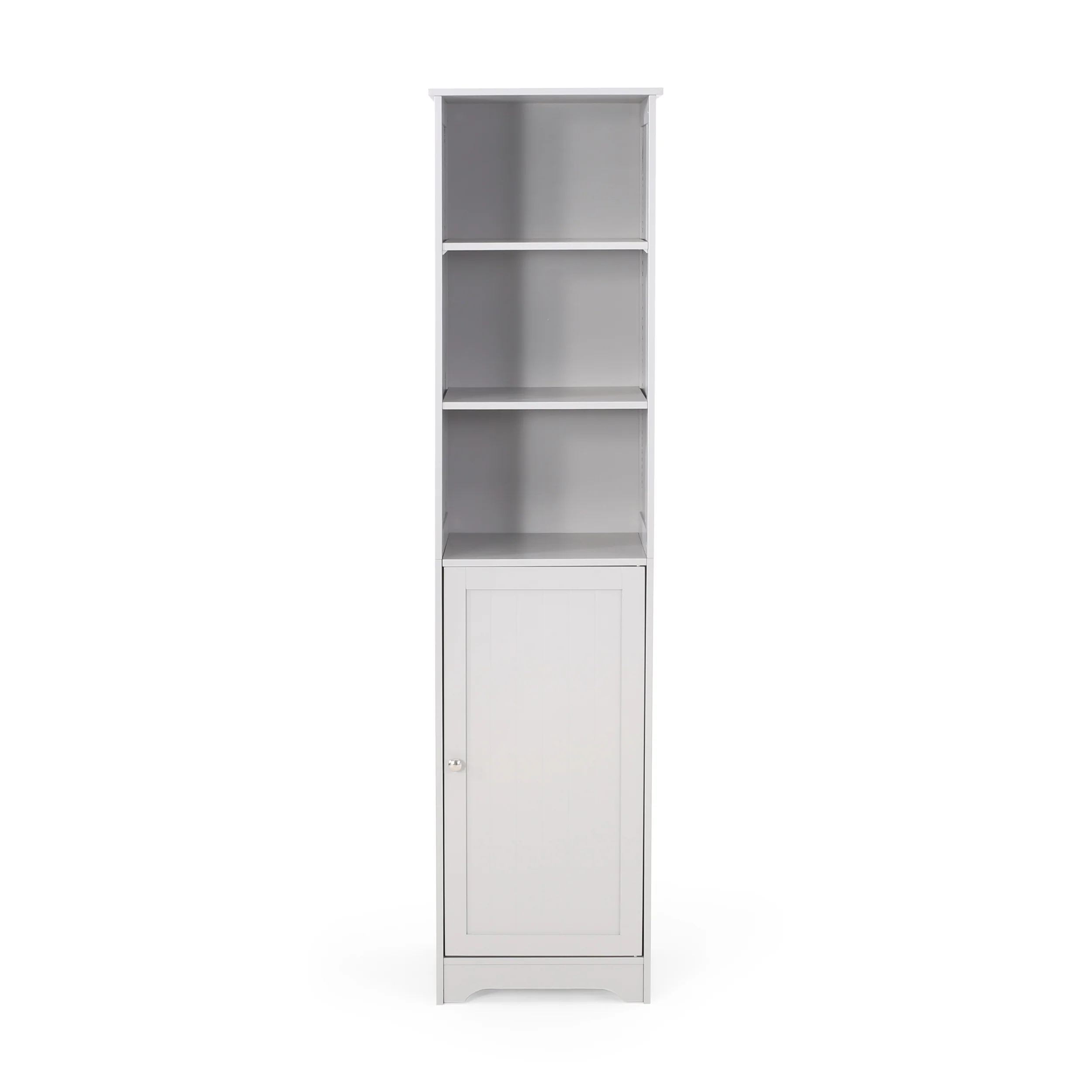 Bakari Contemporary Free Standing Linen Tower Storage Bathroom Cabinet - furnishings