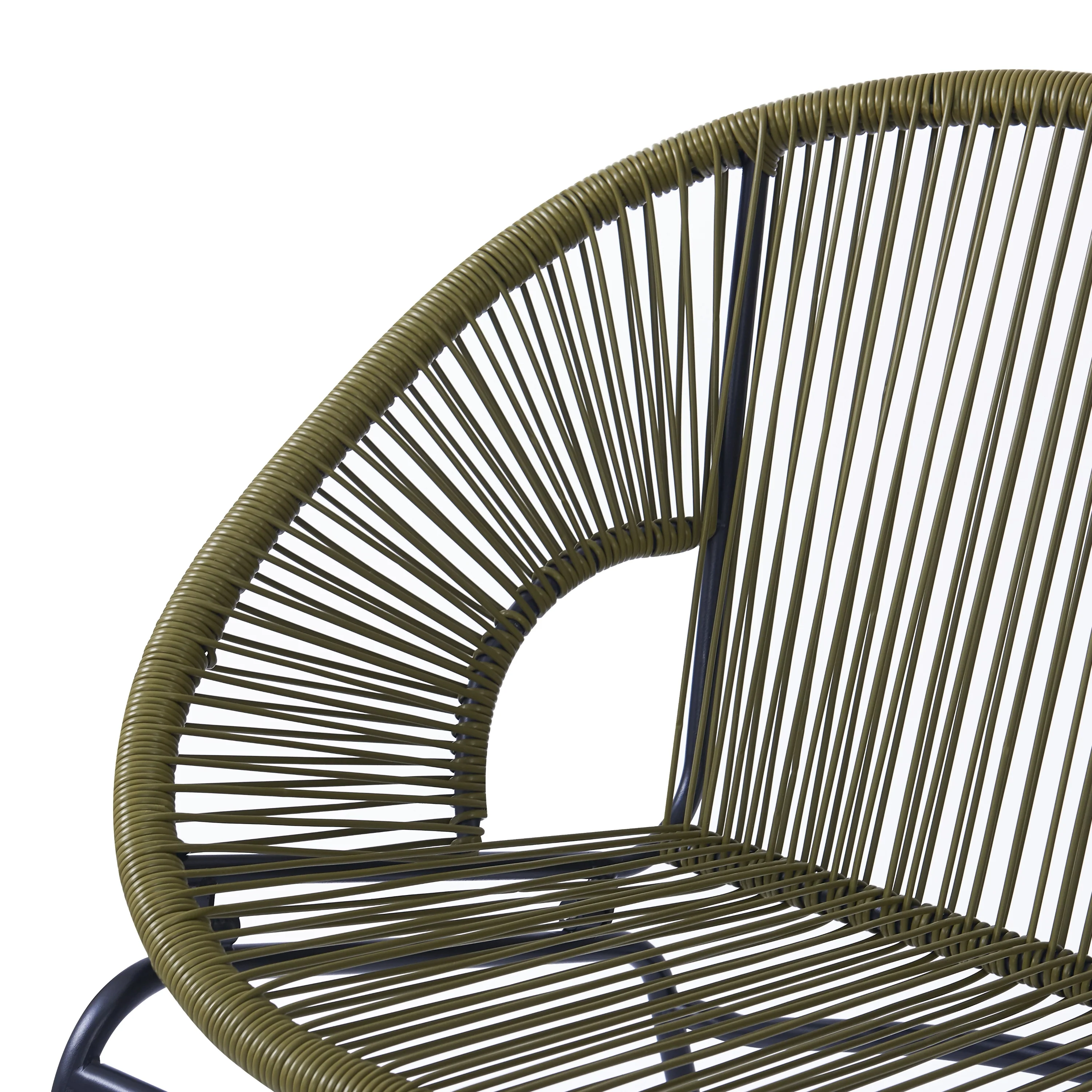 Maeliss 2-Person Faux Rattan Outdoor Patio Bench - furnishings