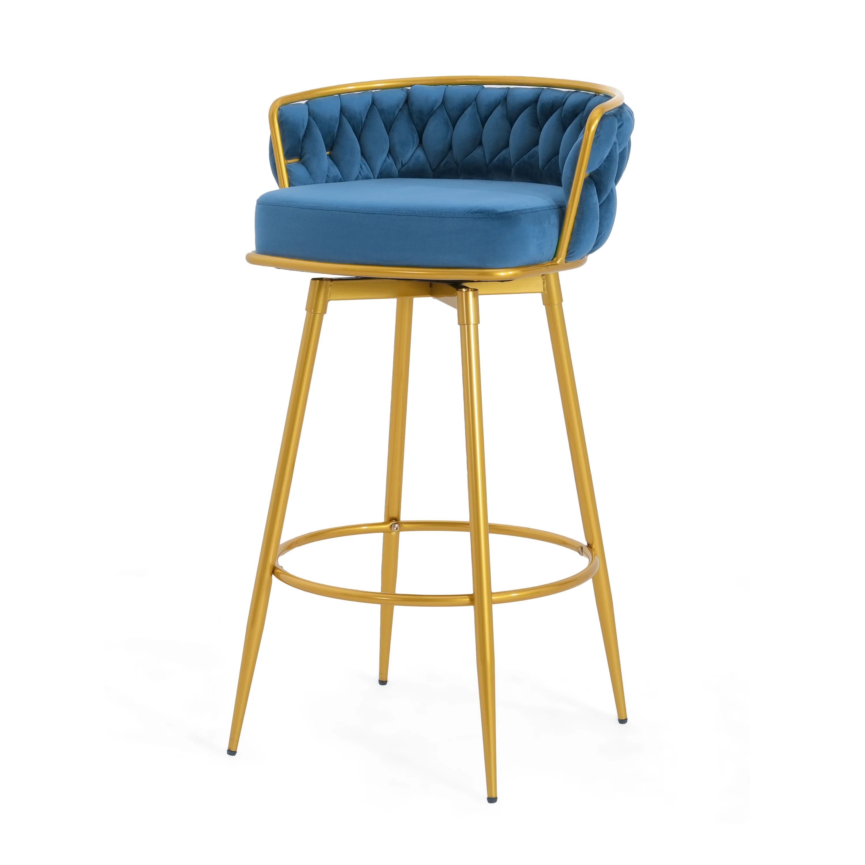 Flufy Modern Rubberwood Upholstered Dining Chairs - furnishings