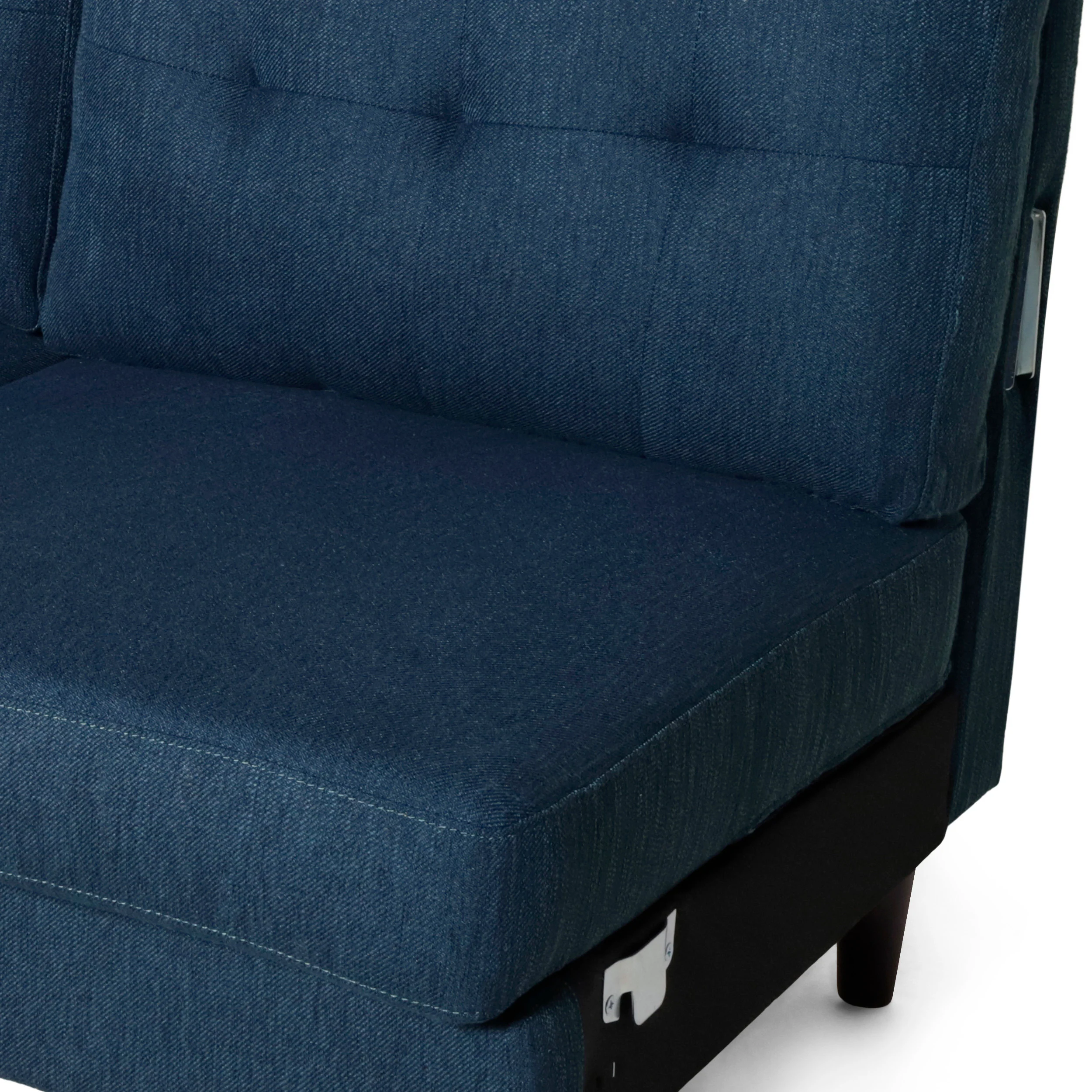 McCone Contemporary Tufted Fabric 7 Seater Sectional Sofa Set - furnishings