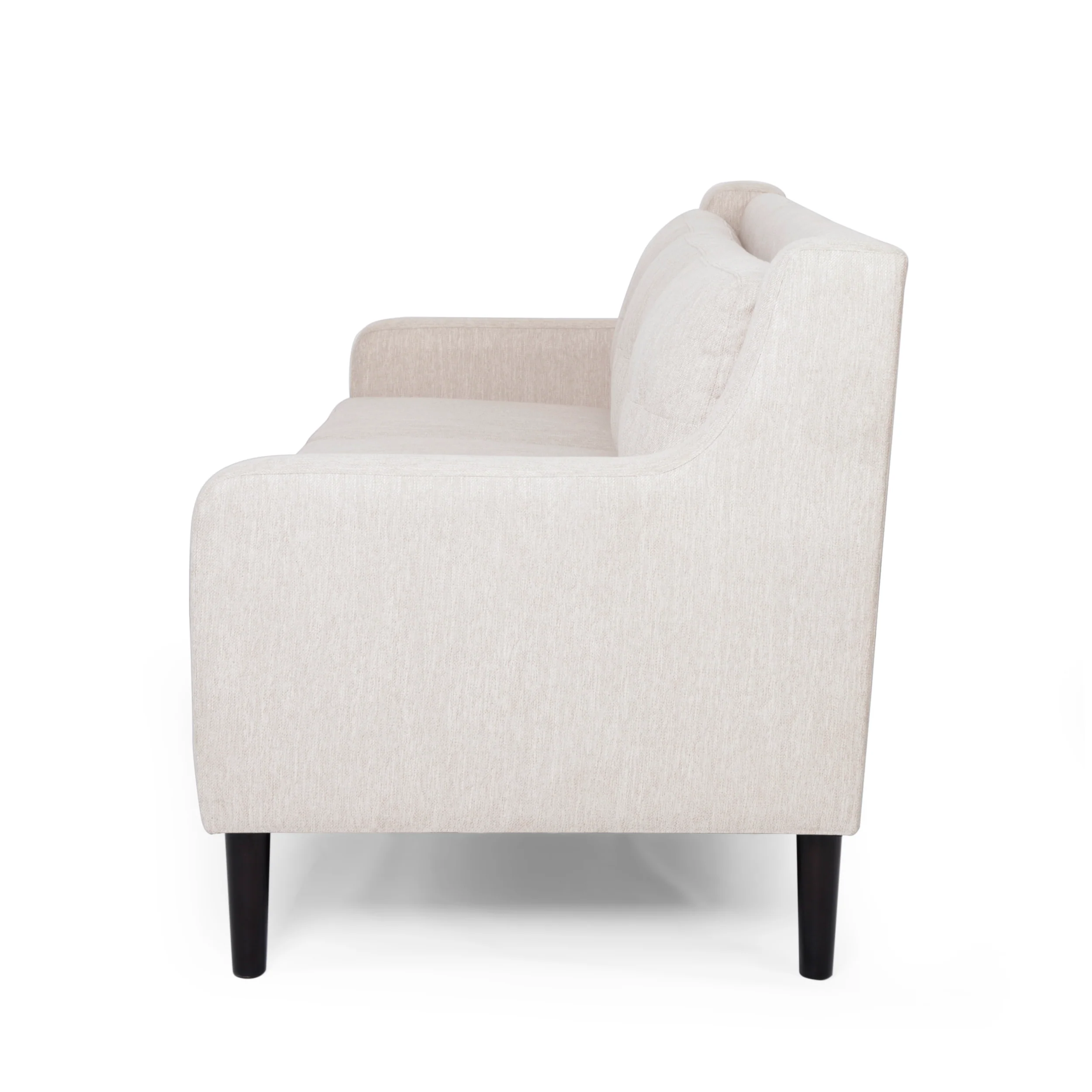 Daelynn Tufted Fabric 3 Seater Sofa - furnishings