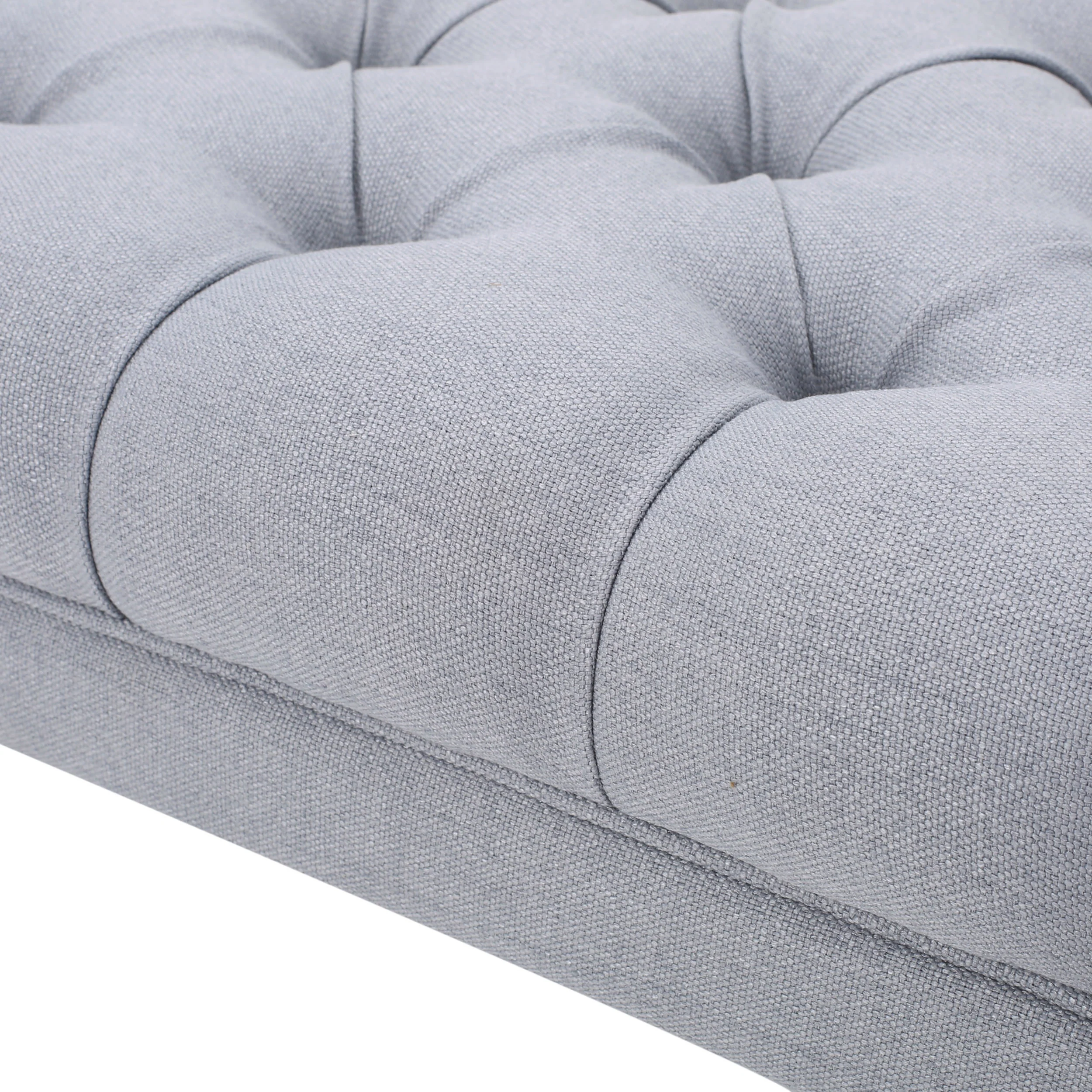 Reddington Tufted Fabric Ottoman Bench - furnishings