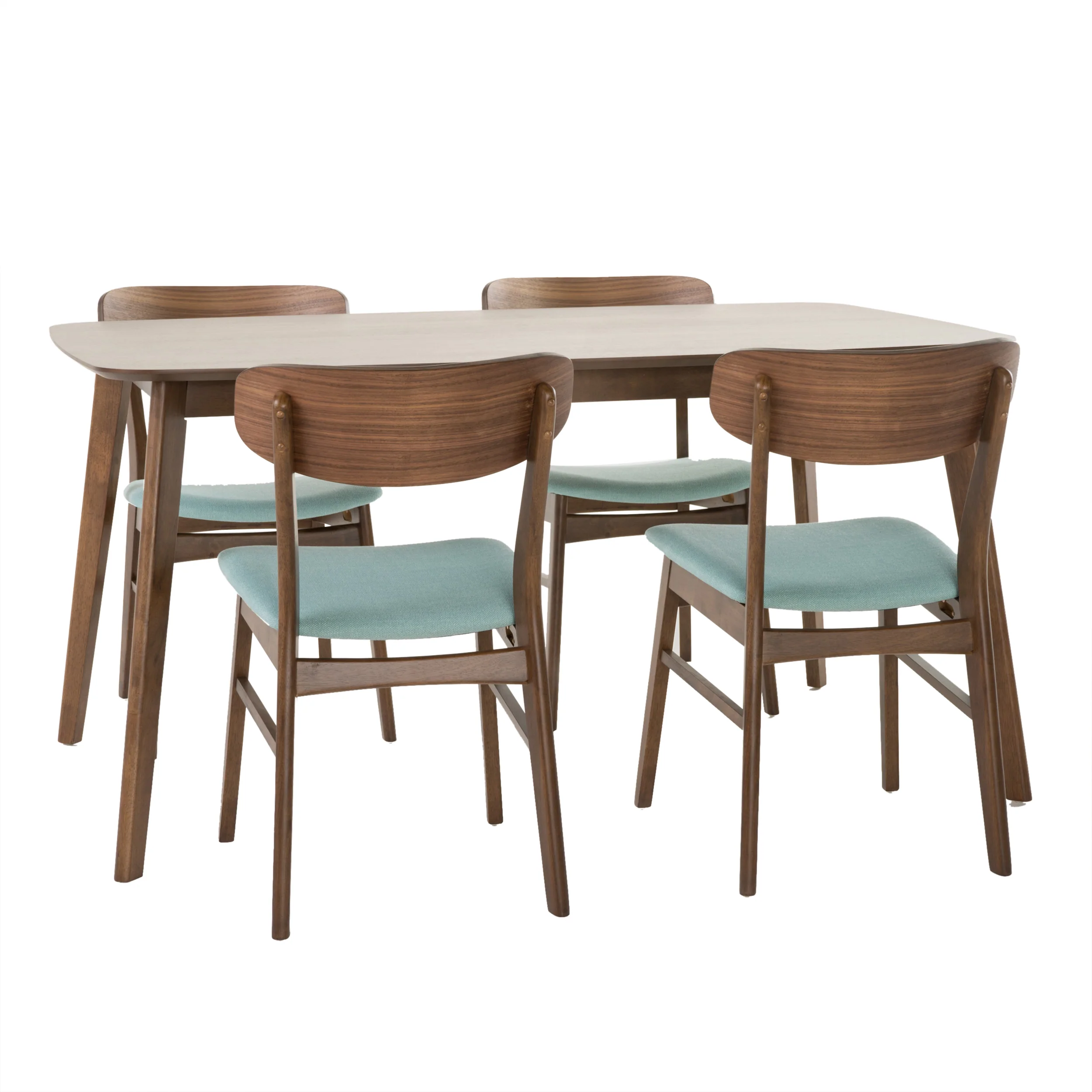Lucille Mid-Century Modern 5 Piece Dining Set - furnishings