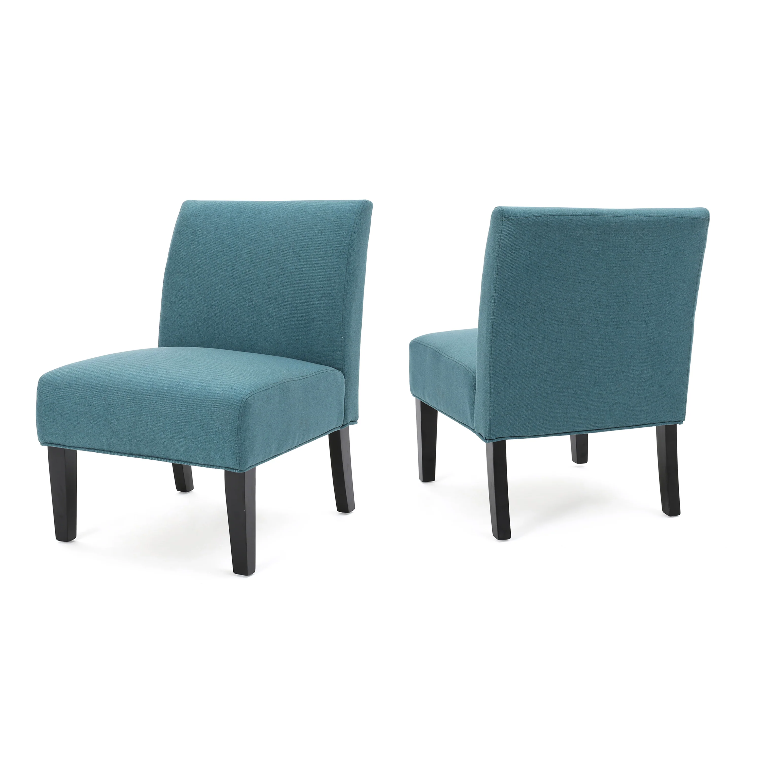 Kendal Contemporary Fabric Slipper Accent Chair - furnishings