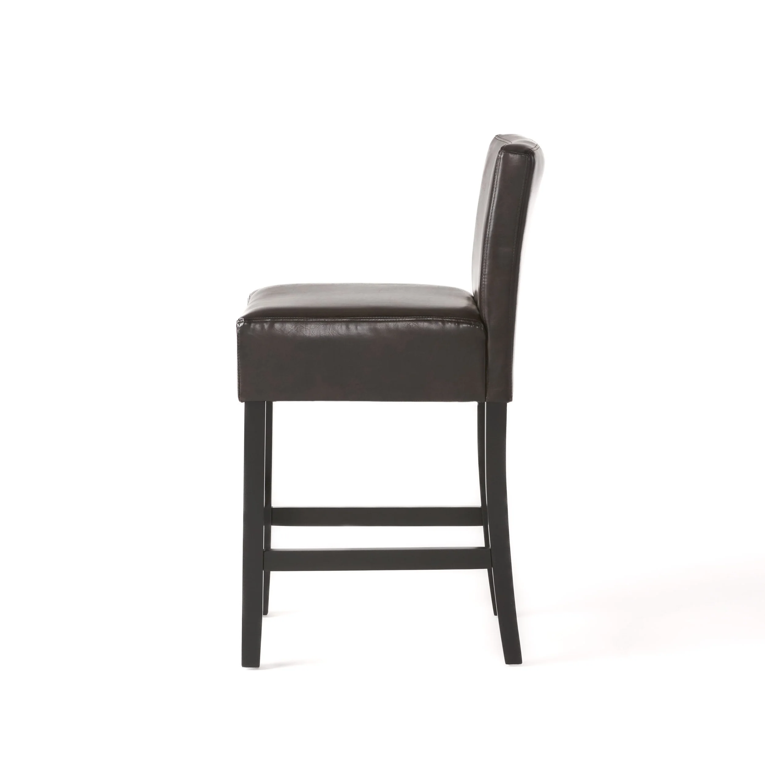 Peterborough Modern 26-Inch Leather Counter Stool (Set of 2) - furnishings