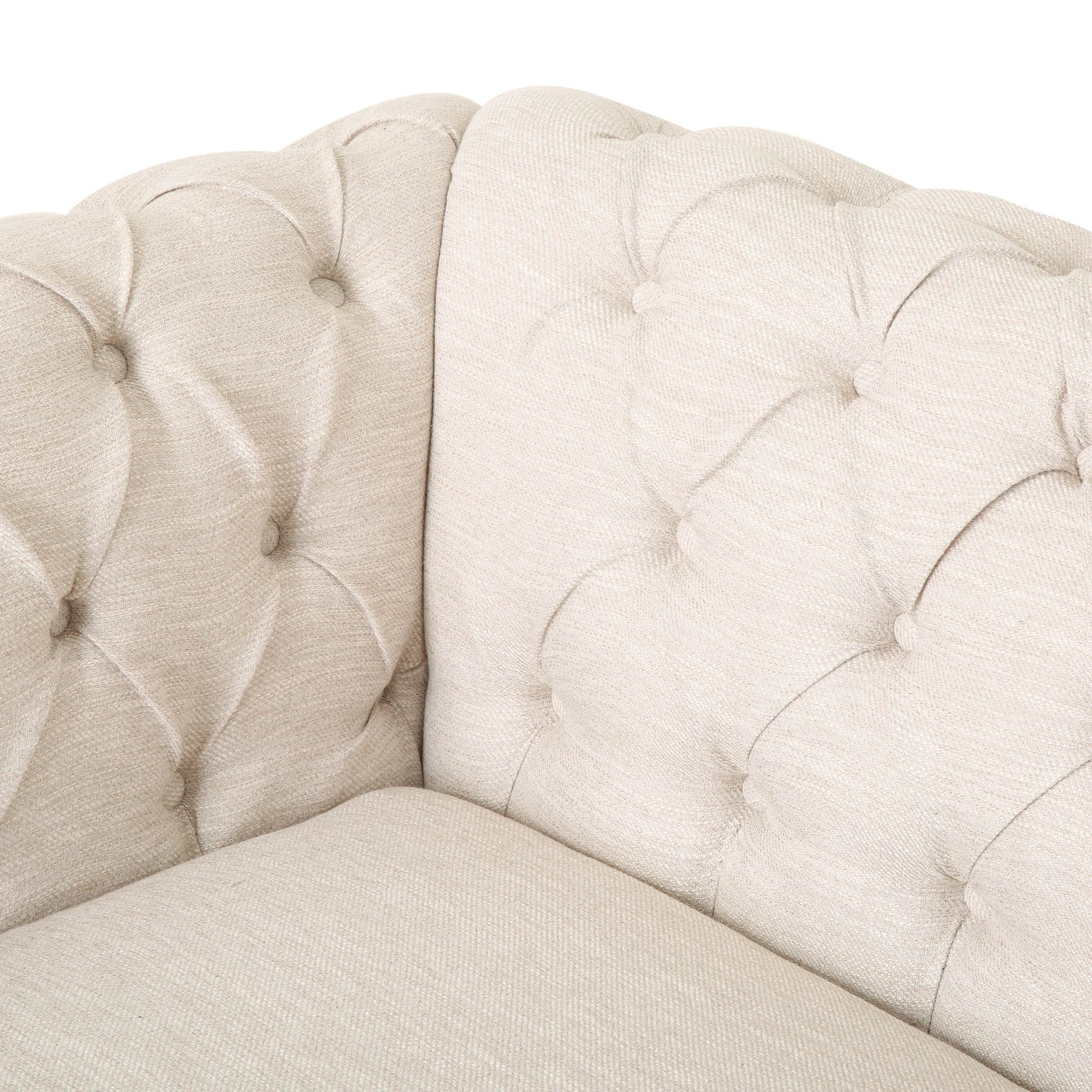 Kinzie Chesterfield Tufted 7 Seater Sectional Sofa with Nailhead Trim - furnishings