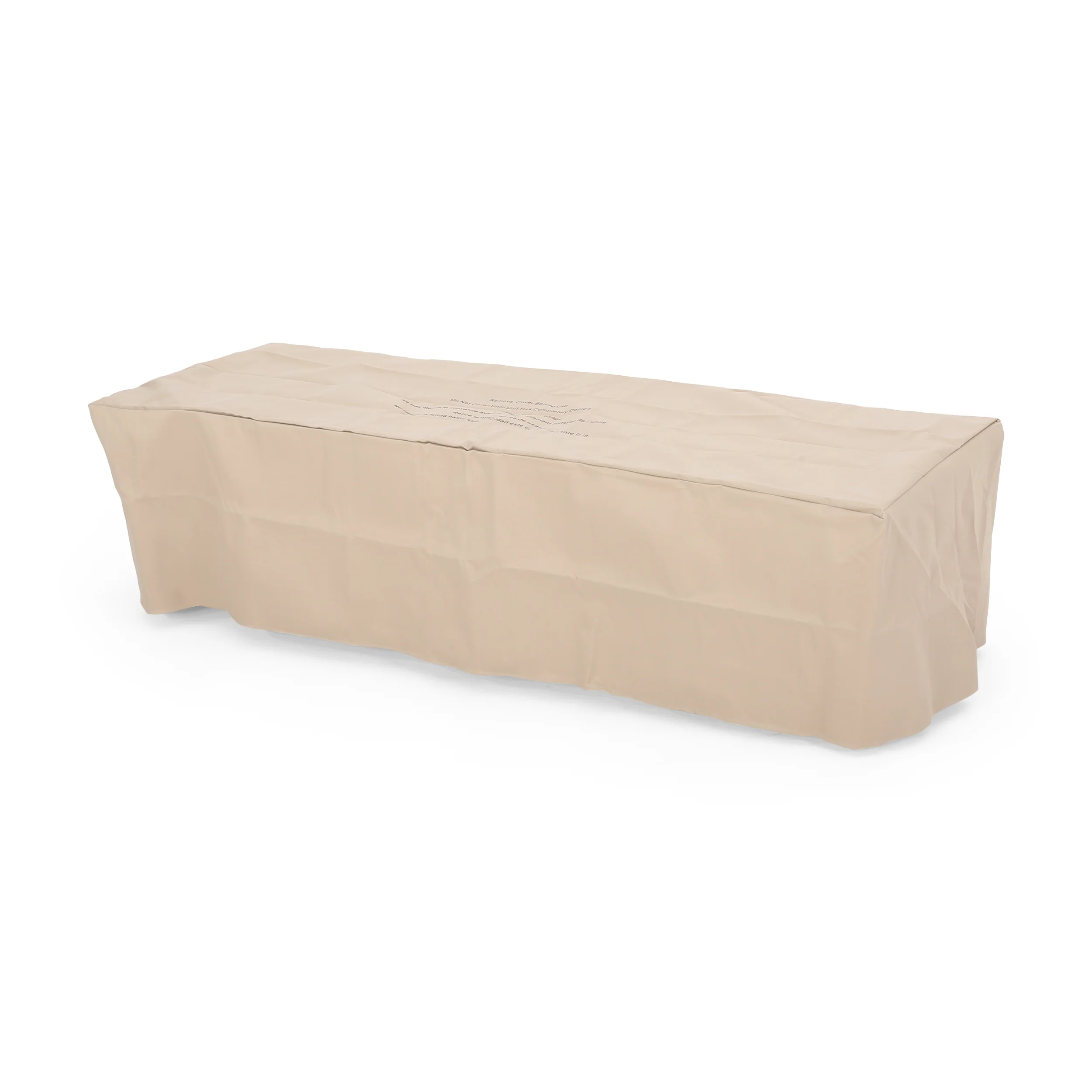 Mattie Outdoor 56-Inch Rectangular Fire Pit with Tank Holder - furnishings