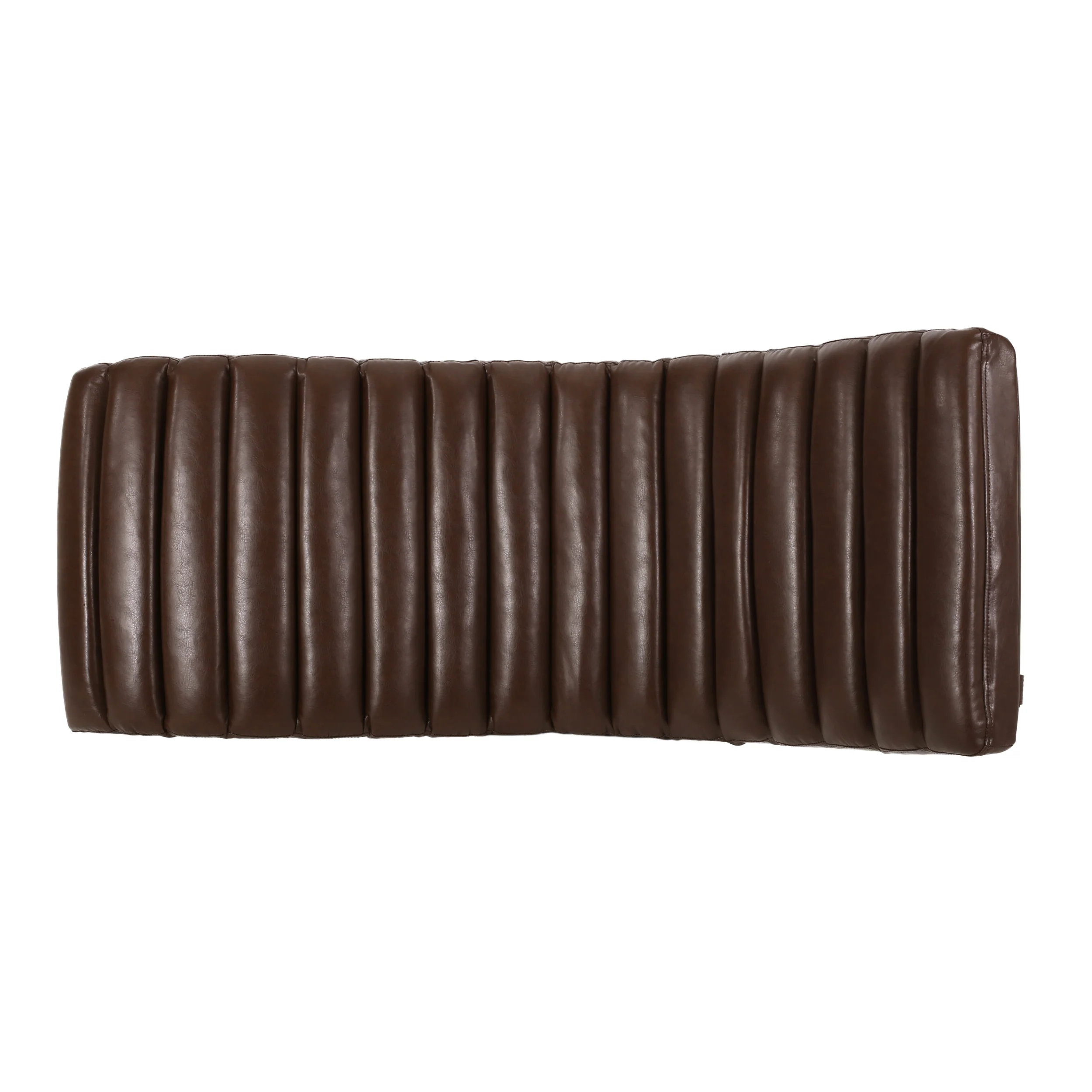 Pearsall Modern Channel Stitch Chaise Lounge - furnishings
