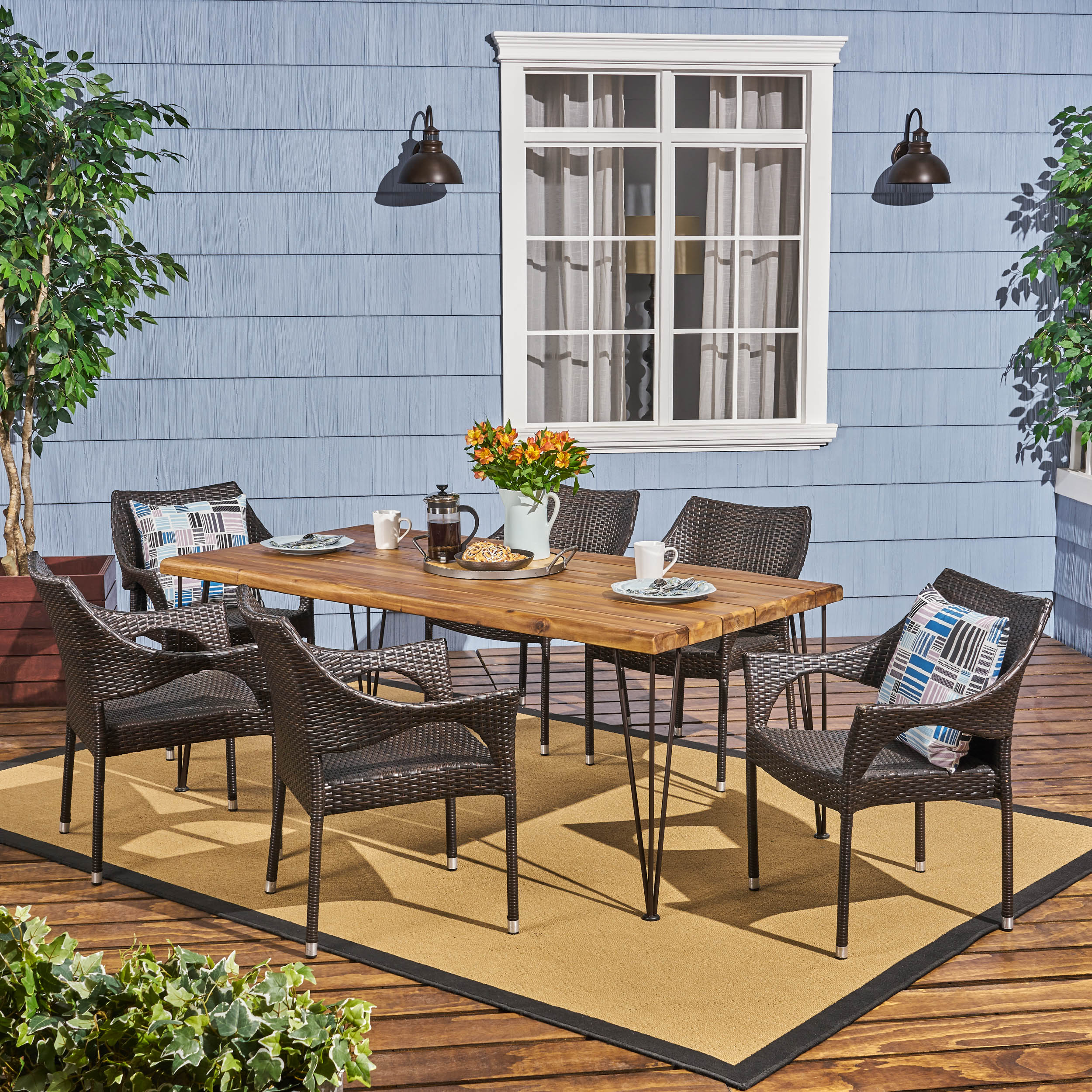 Northside Patio Dining Set - furnishings