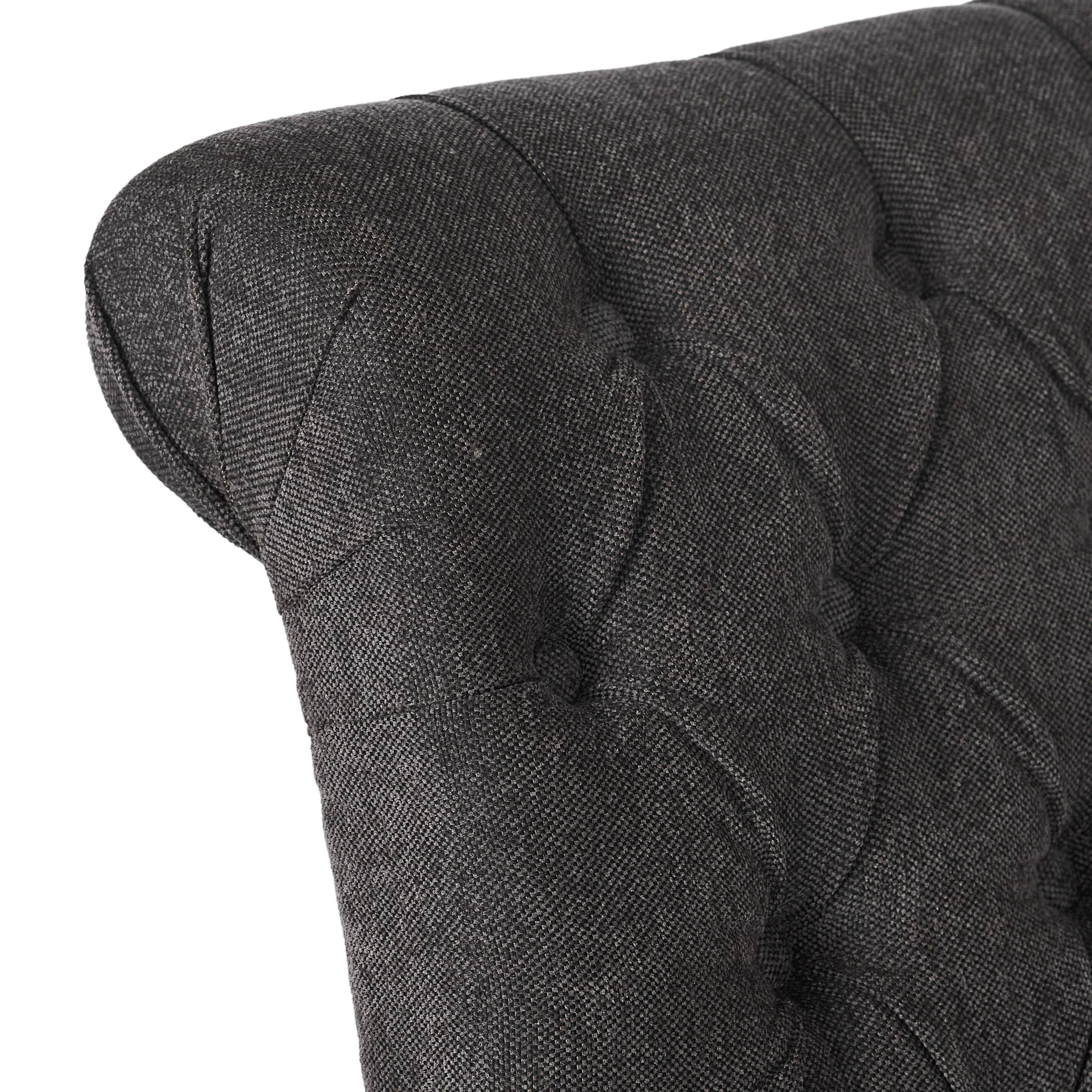 Emerson Contemporary Tufted Rolltop Dining Chairs - furnishings