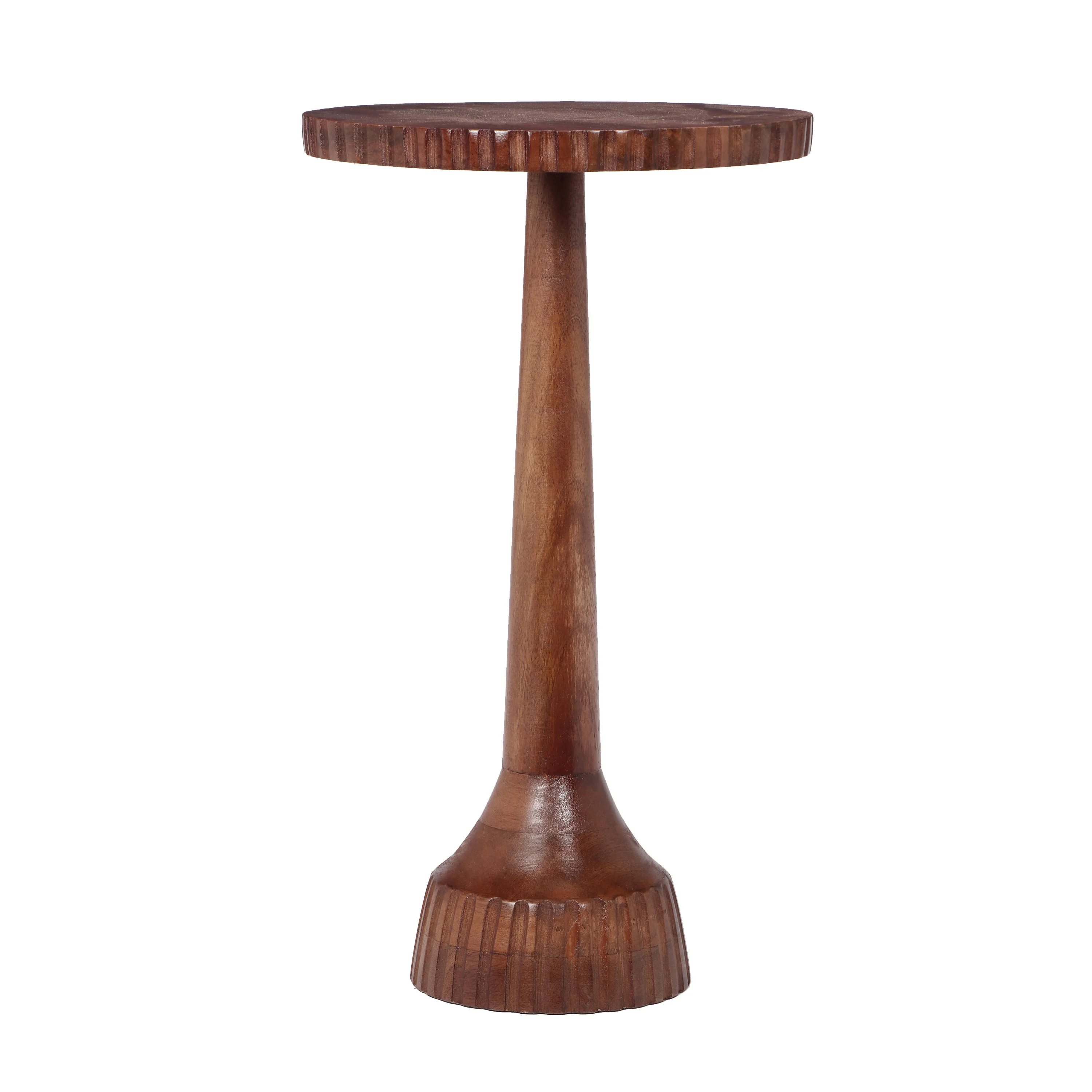 Lunora Modern Honey Wood End Table - furnishings