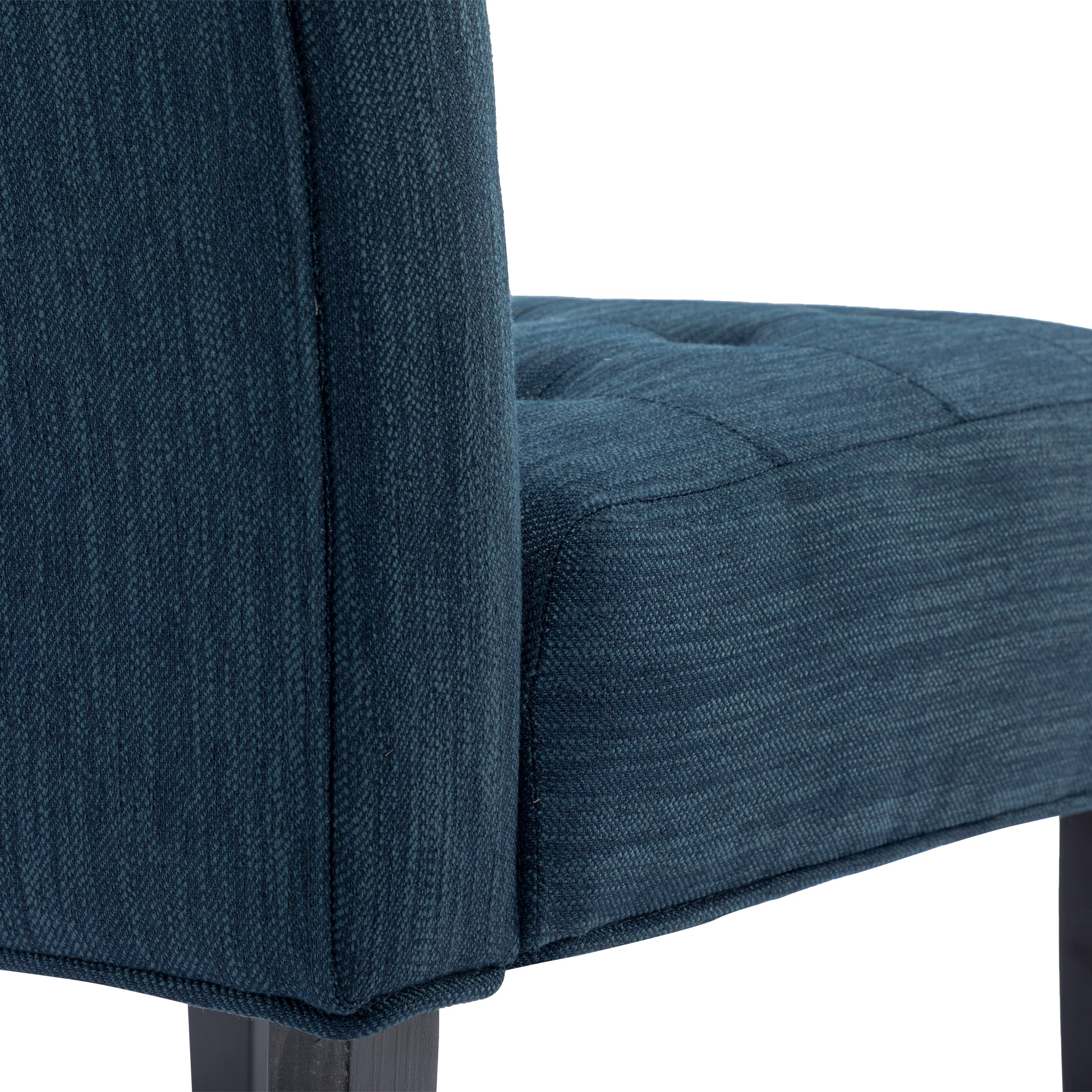 Mulligan Contemporary Fabric Tufted Slipper Chairs, Set of 2 - furnishings