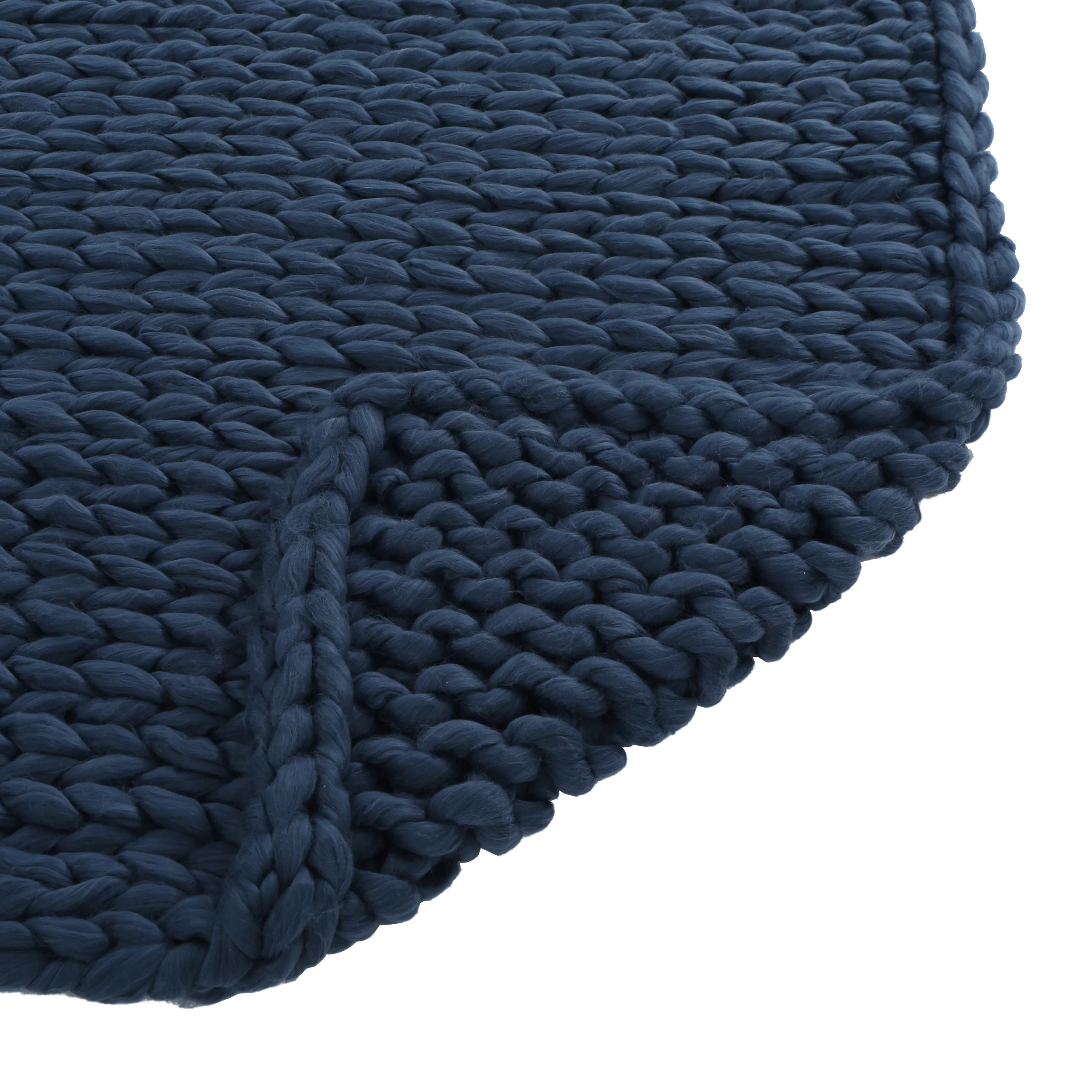 Jacqueline Modern Knit Stitch Fabric Rectangle Throw Blanket - furnishings
