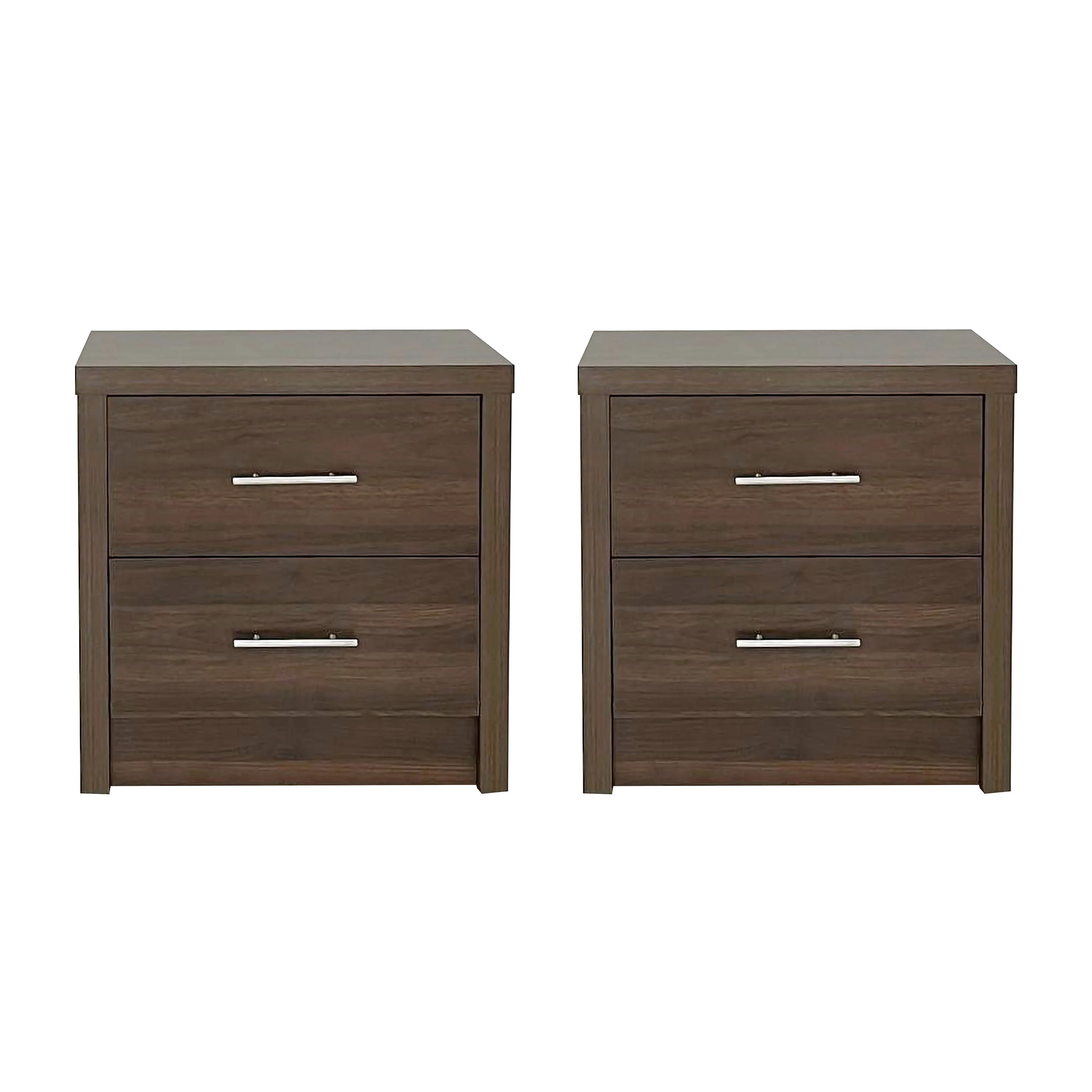 Marlette Modern 2 Drawer Nightstands, Set of 2 - furnishings