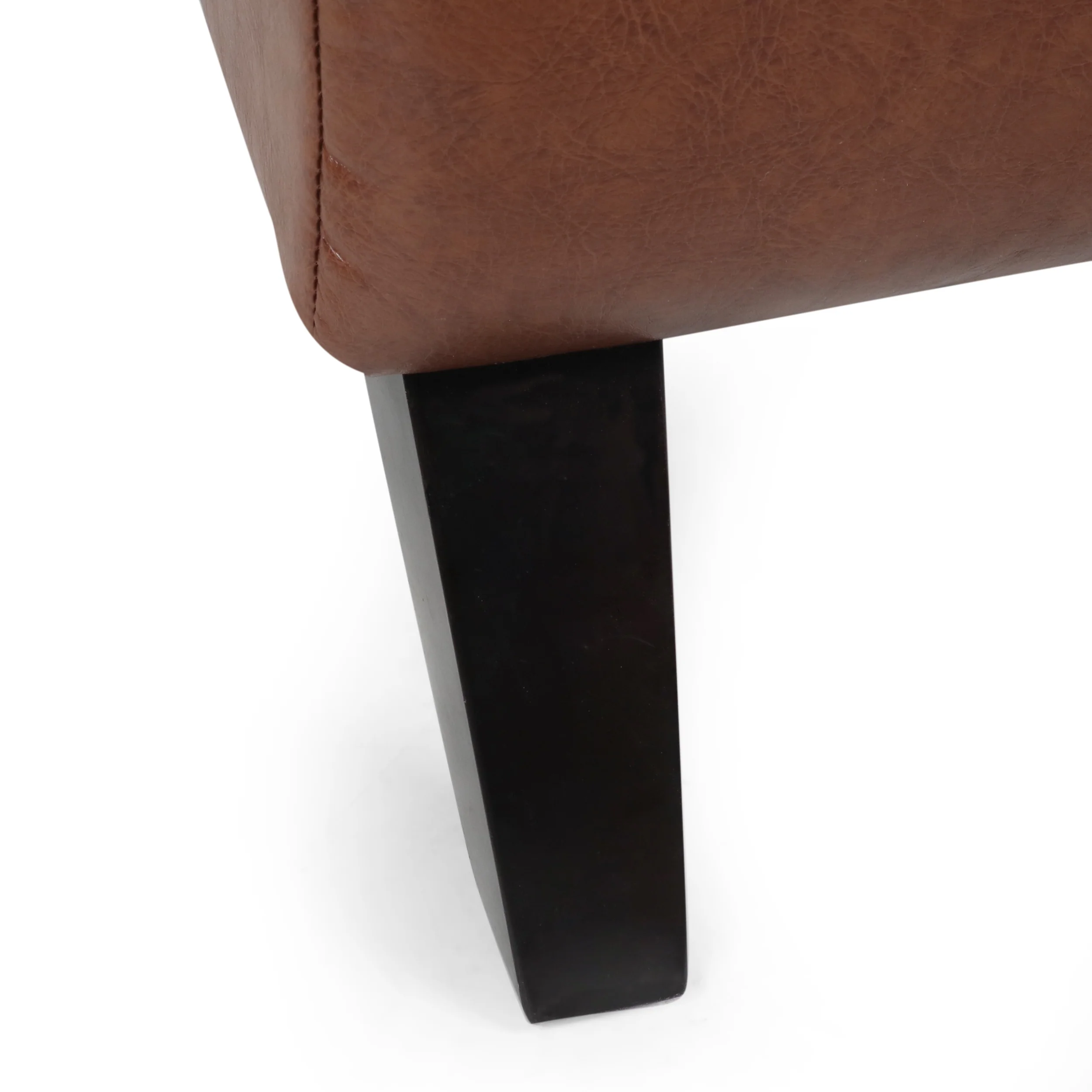 Metter Contemporary Channel Stitch Chaise Lounge - furnishings