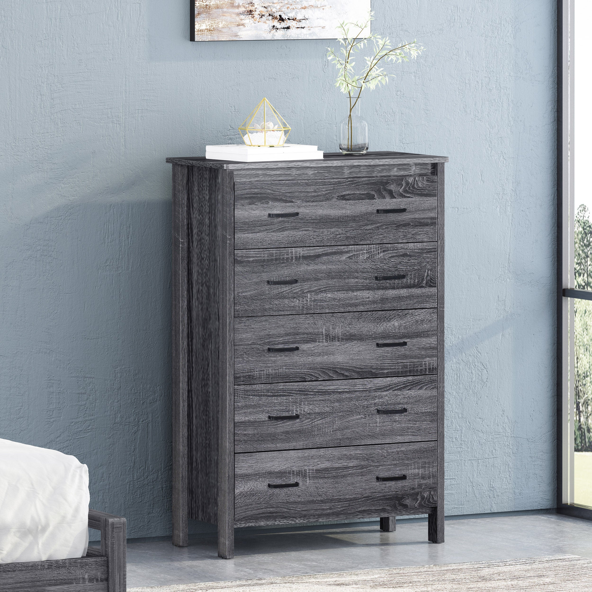 Titeca Contemporary 5 Drawer Chest - furnishings