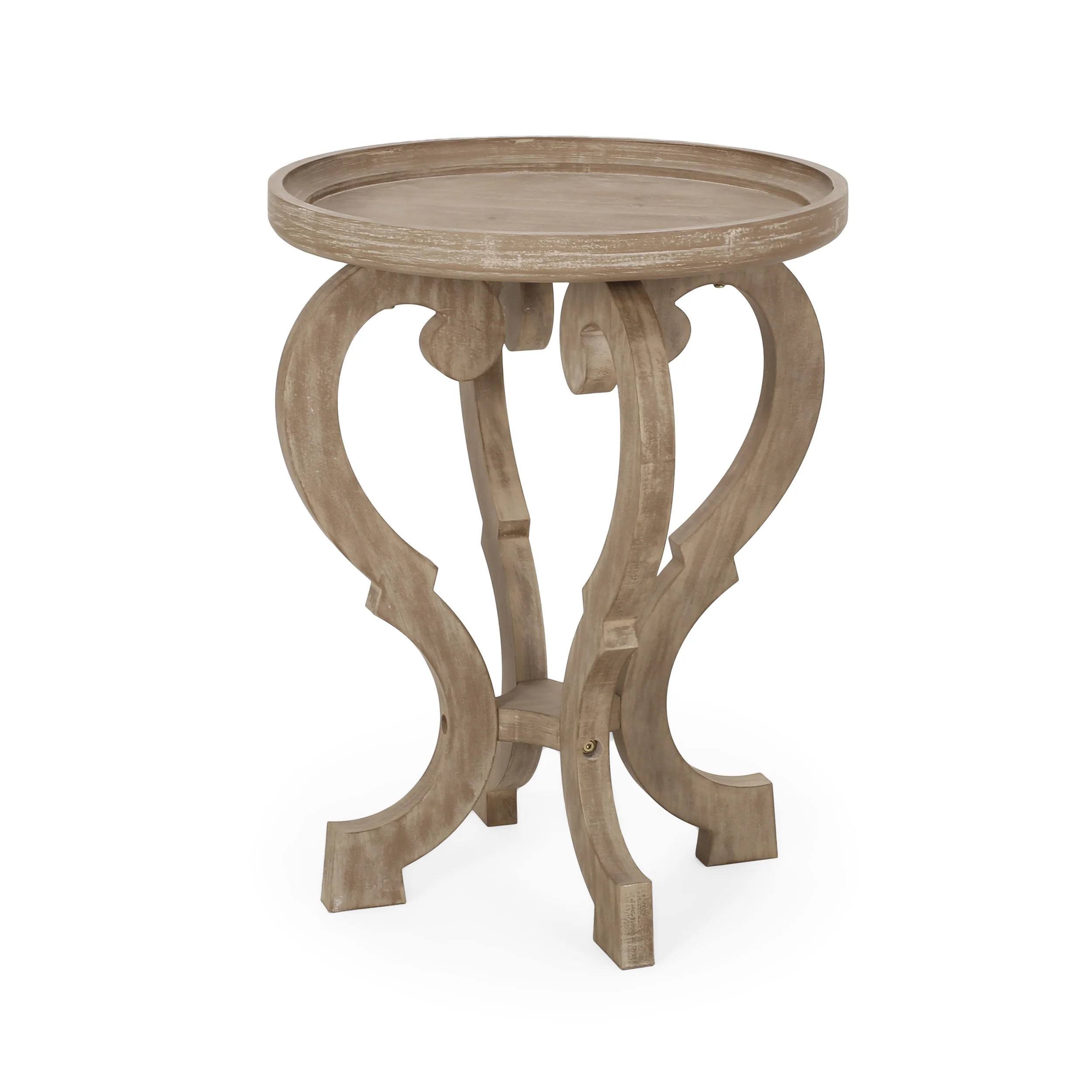 Kaye French Country Accent Table with Round Top - furnishings