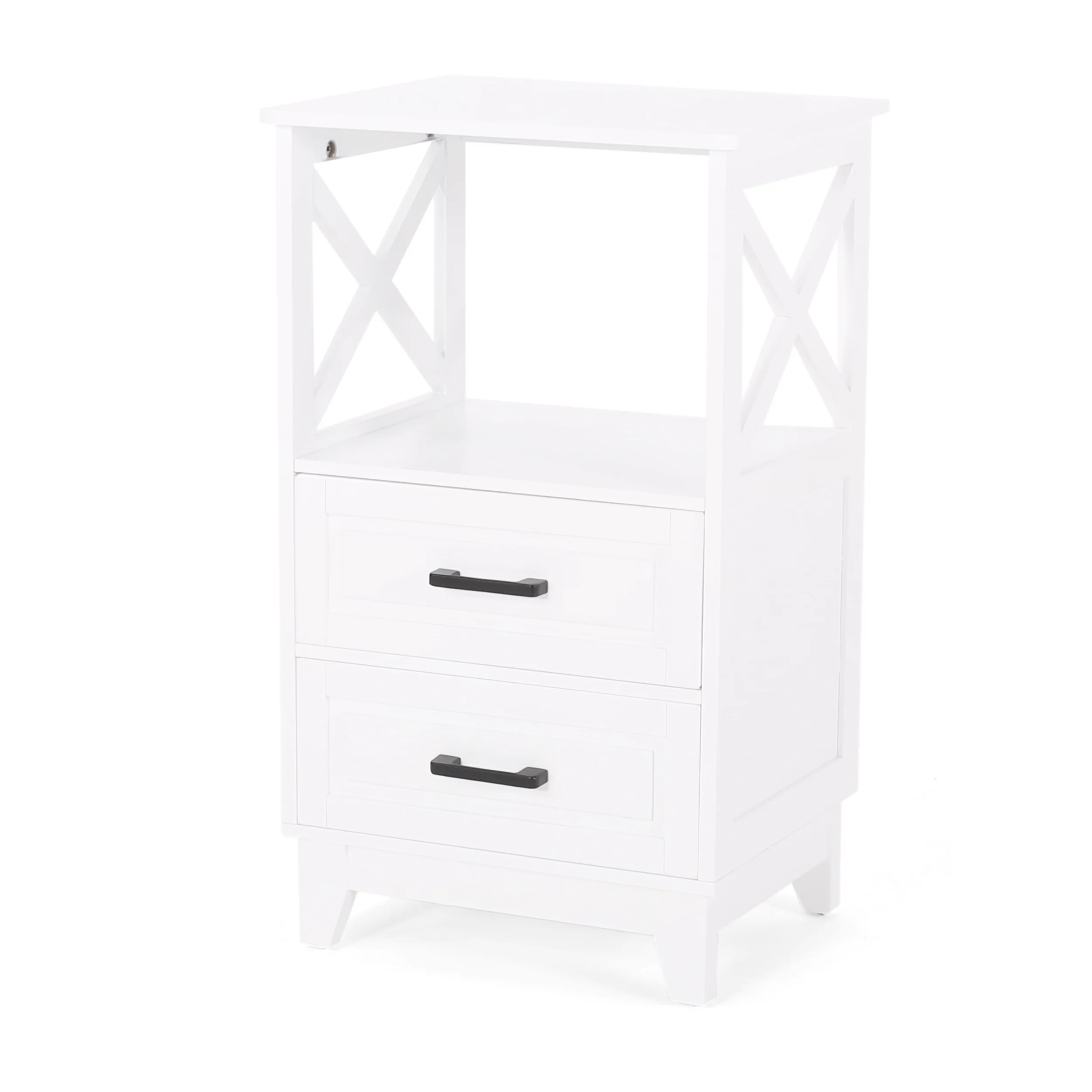 McCusker Modern Bathroom Storage Cabinet with Drawers - furnishings