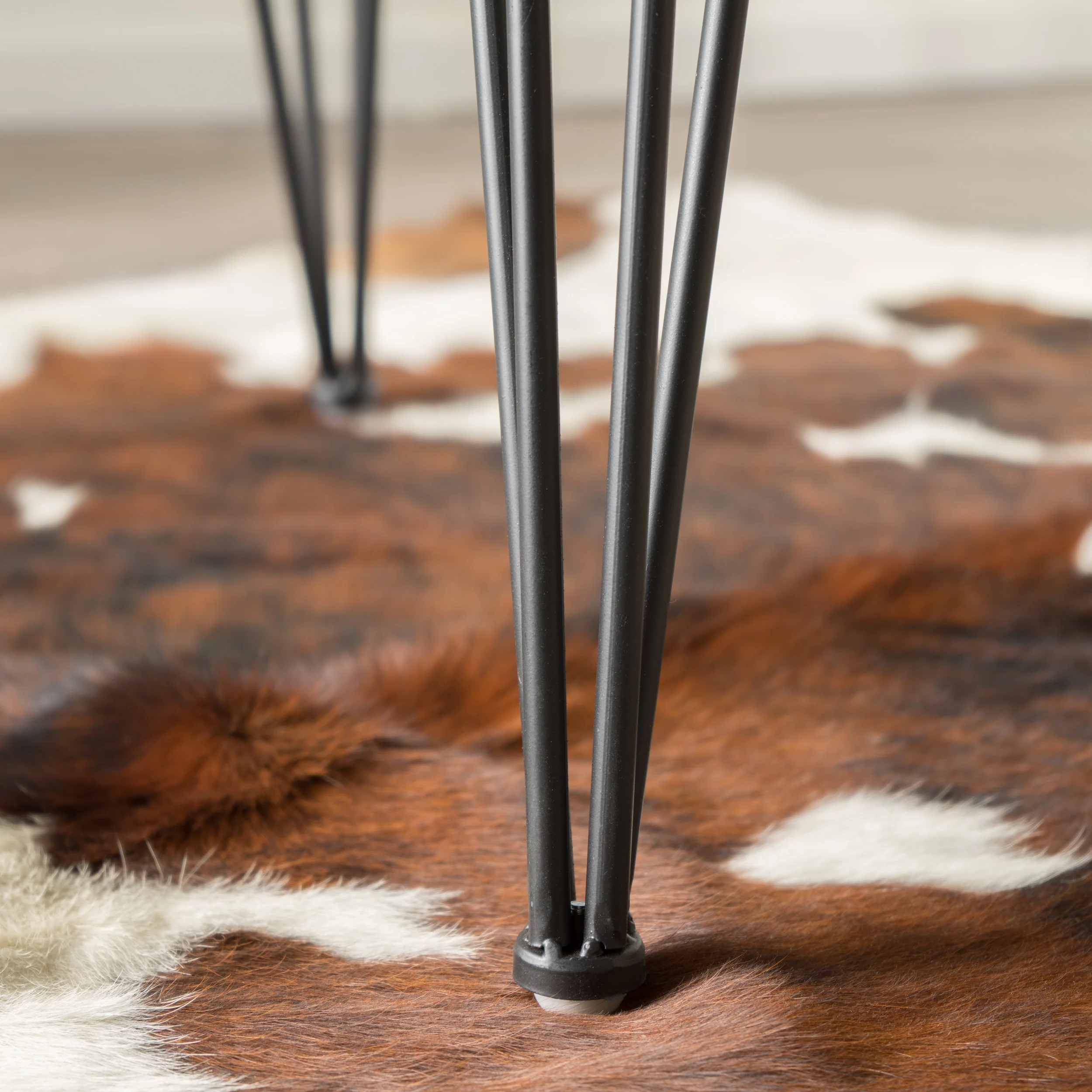 Regent Natural Finish Firwood Faux Live Edge End Table - furnishings
