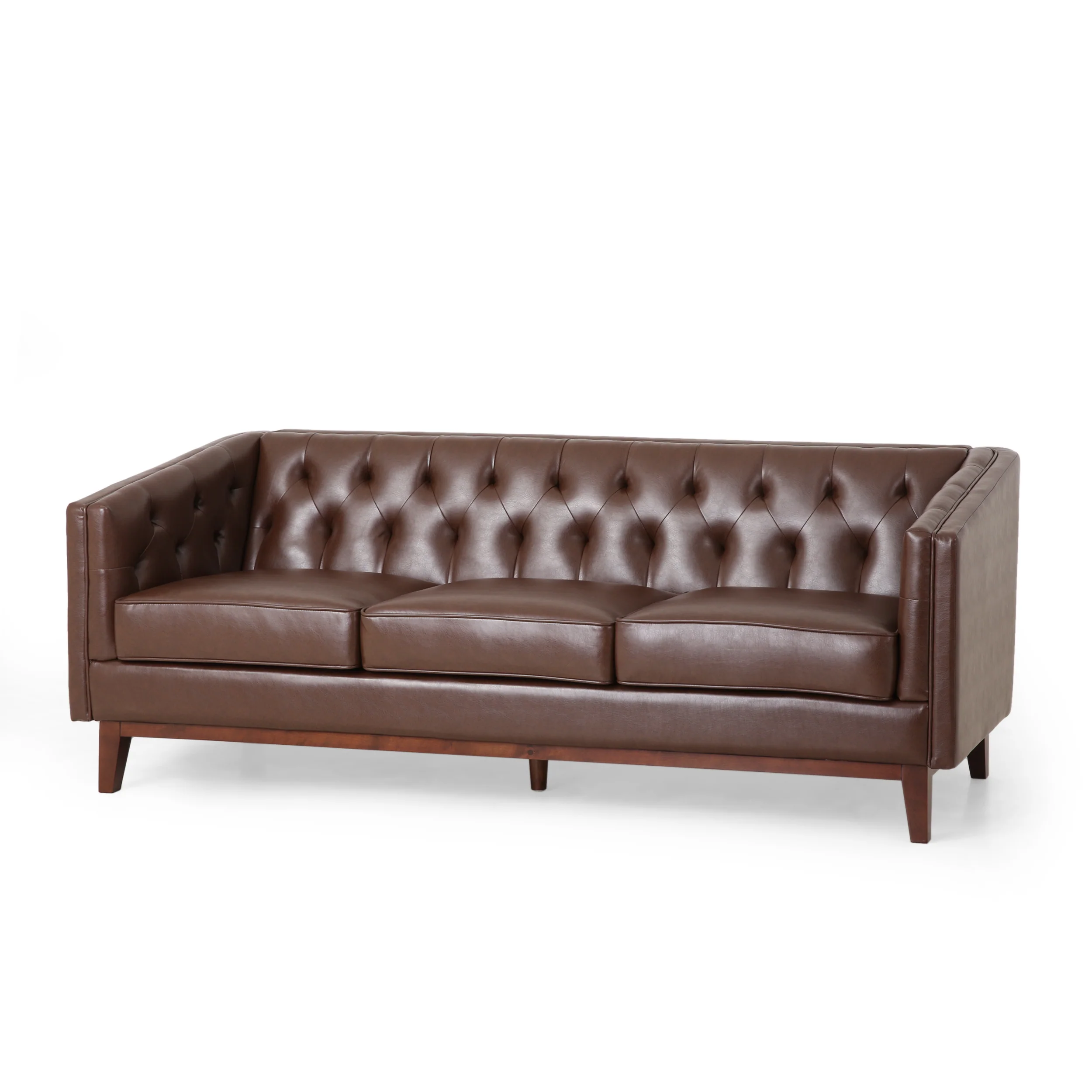 Colstrip Contemporary Upholstered 3 Seater Sofa - furnishings