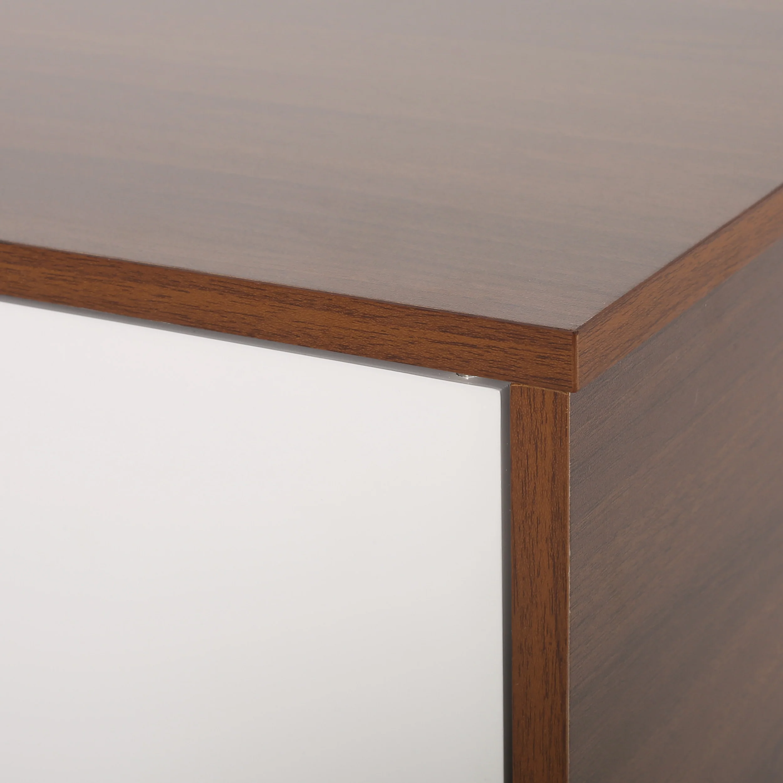 Aaditya Mid Century Modern 2 Cabinets & Shelves TV Stand - furnishings