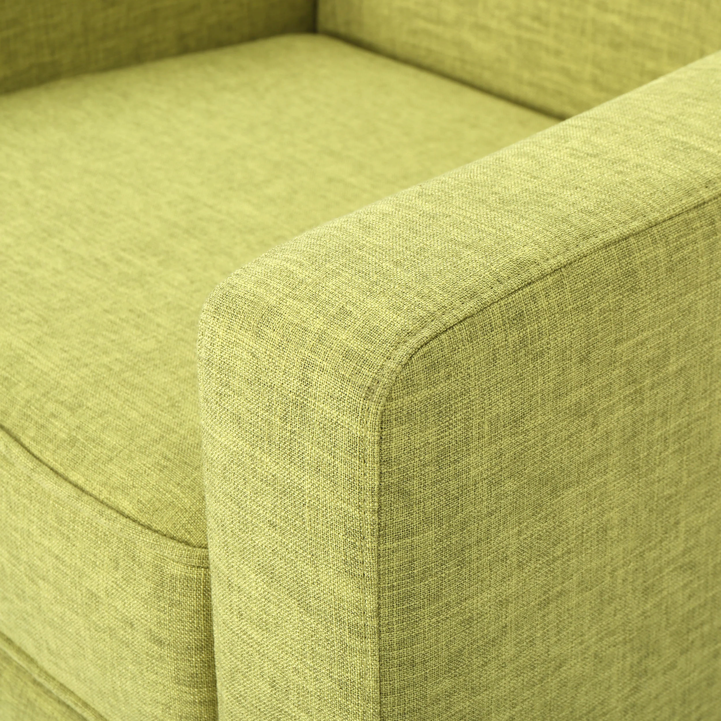 Stratford Mid Century Modern Fabric Club Chair - furnishings